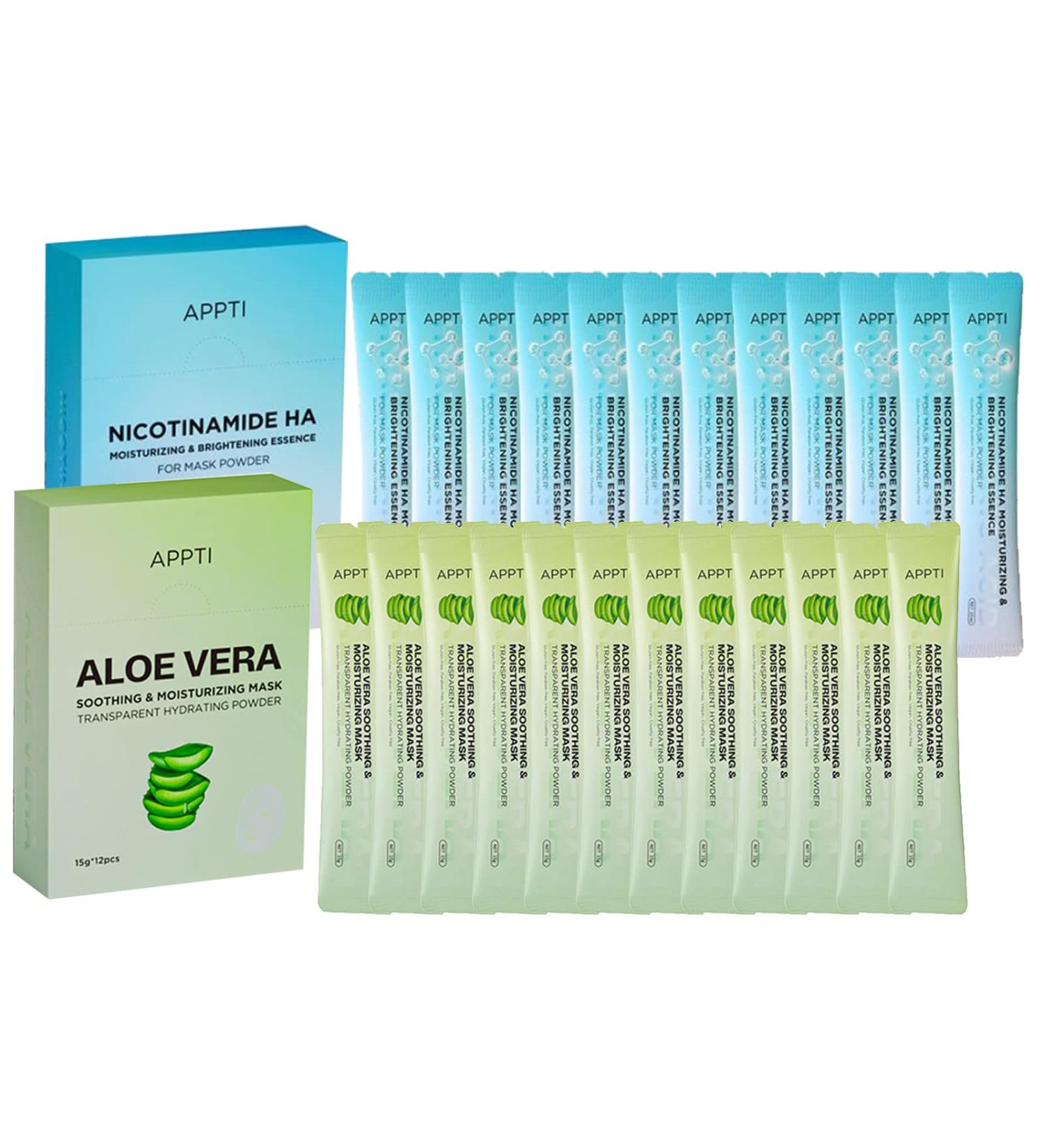 VolksRose Aloe Vera Peel-off Hydro Facial Mask | Deep Moisturizing & Soothing Essence for Dull Skin - International Shipping - Buy Online on GoSupps.com