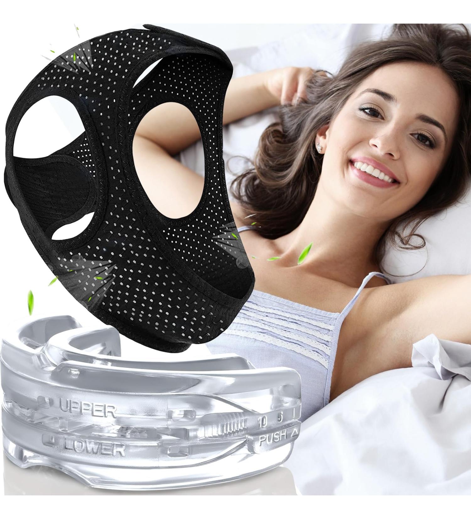 Anti Snoring Devices Anti Snoring Mouth Guard and Chin Straps for Snoring Stop Snoring Devices Effective Snoring Solution Anti-Snoring Mouthpiece and Chin Straps for Men and Women to Stop Snoring - Buy Online on GoSupps.com