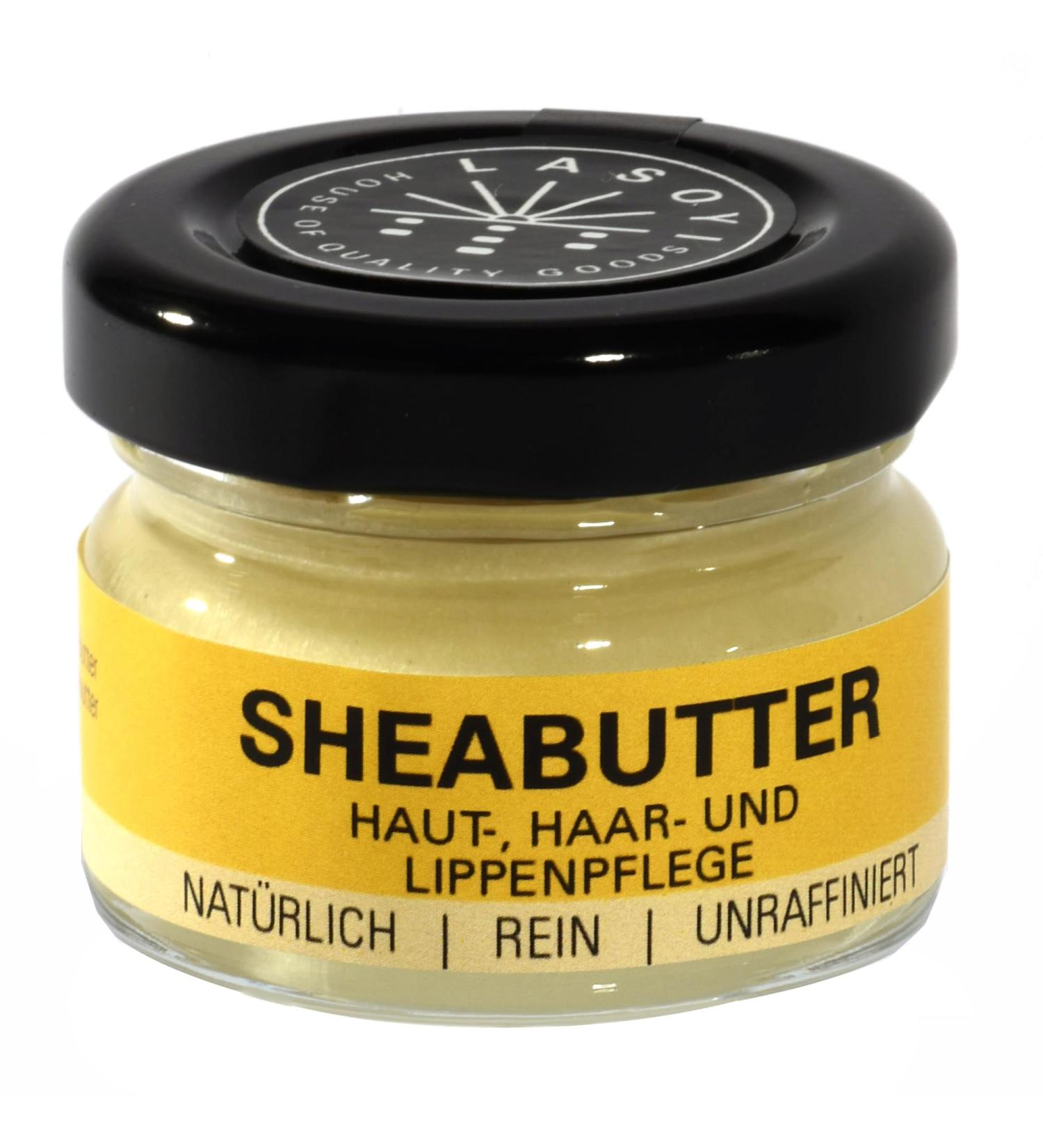 LASOYI Organic Shea Butter 100% Unrefined Wild Collection - 30ml | Natural Moisturizer for Skin & Hair - Buy Online on GoSupps.com