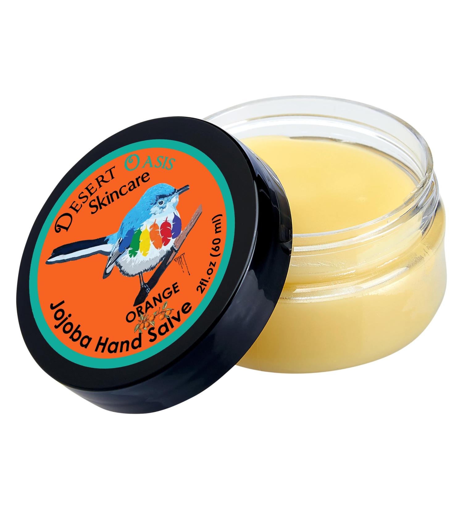Organic Orange Jojoba Oil Hand Salve | 50% Pure Jojoba for Hair & Skin | Moisturizing Formula with Beeswax & Avocado Oil (2 oz - Buy Online on GoSupps.com