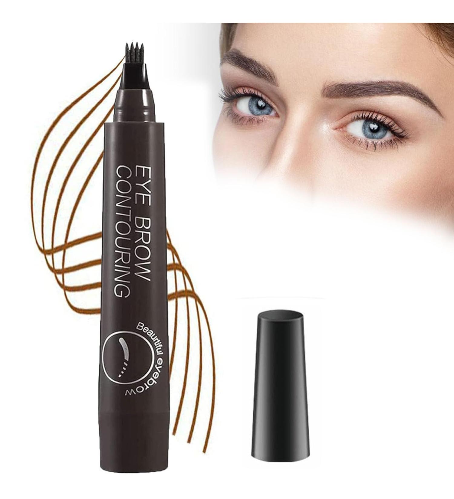 2024 New Waterproof Brow Pencil with Micro-Fork Tip Magic Eyebrow Pencil 3D Waterproof Microblading Eyebrow Pen (Dark Brown) - Buy Online on GoSupps.com