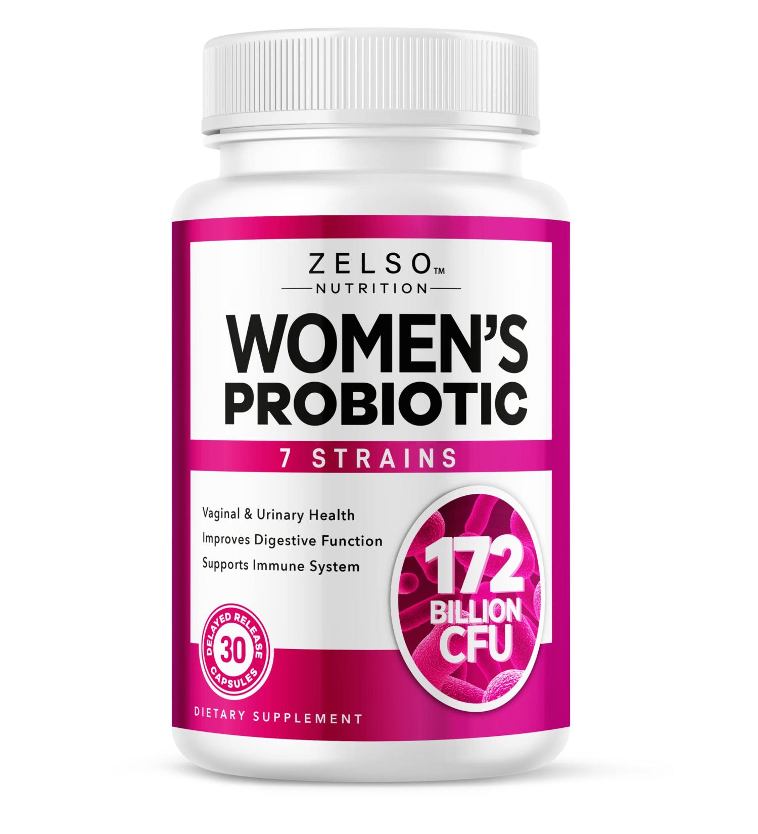 Women s Probiotics Vaginal Probiotics with Prebiotics Supplement 175 Billion CFU 7 Strains - Supports Vaginal Flora pH Balance Digestive Health & Immune Support - 30 Capsules - Buy Online on GoSupps.com