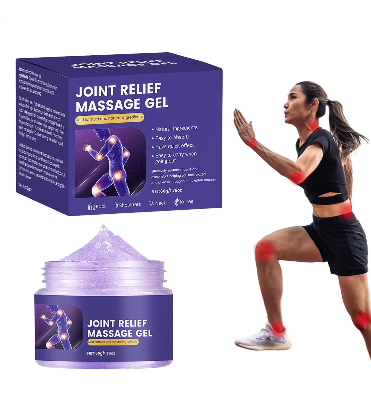 Duqulle Muscle cream soothing gel for joints 60 g body care massage cream for men women and students for work at home travel lumbar neck and hands - Buy Online on GoSupps.com