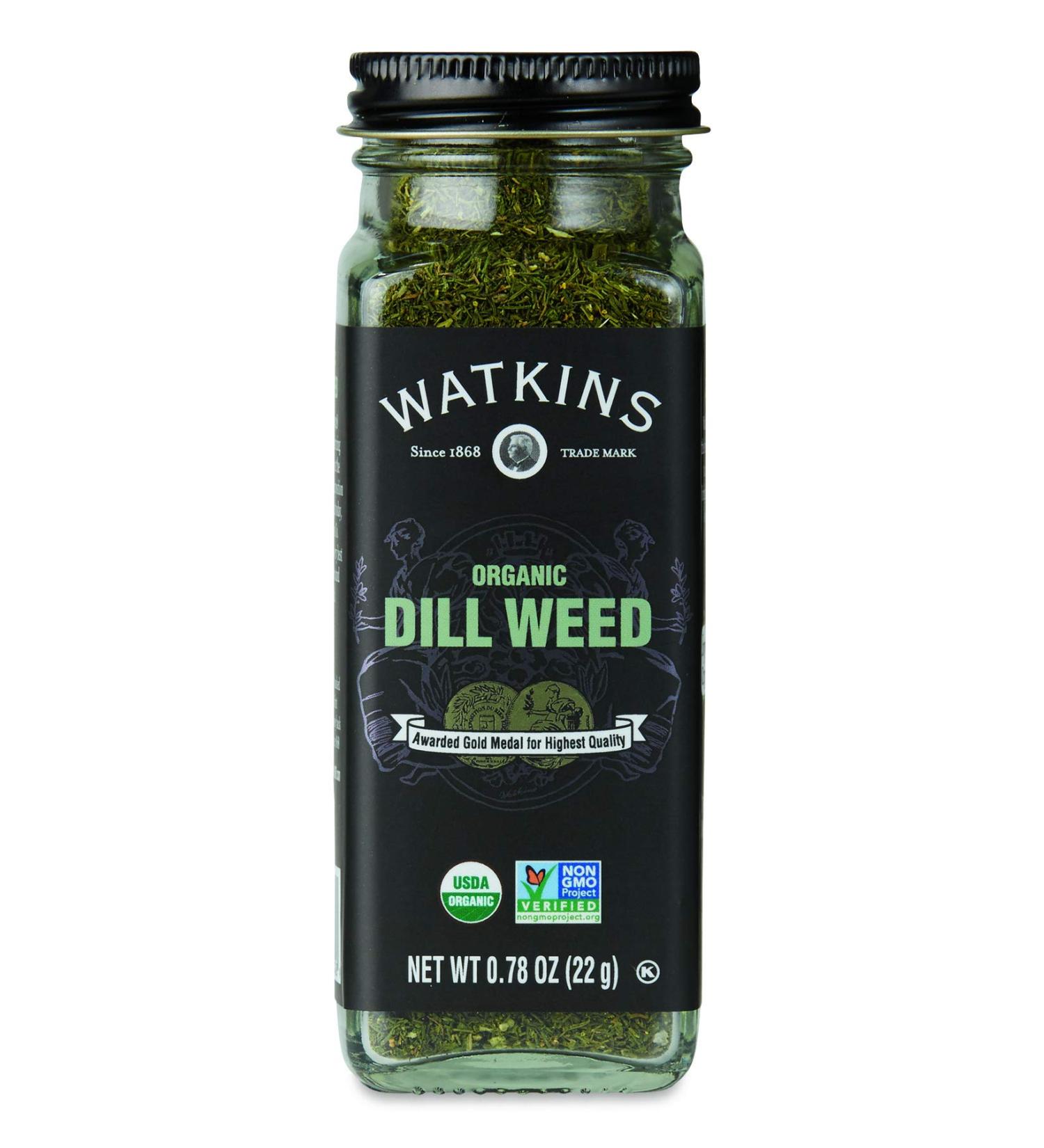 Watkins Organic Dill Weed 0.78 oz (Pack of 3) - Premium Quality Spice Blend - Buy Online on GoSupps.com
