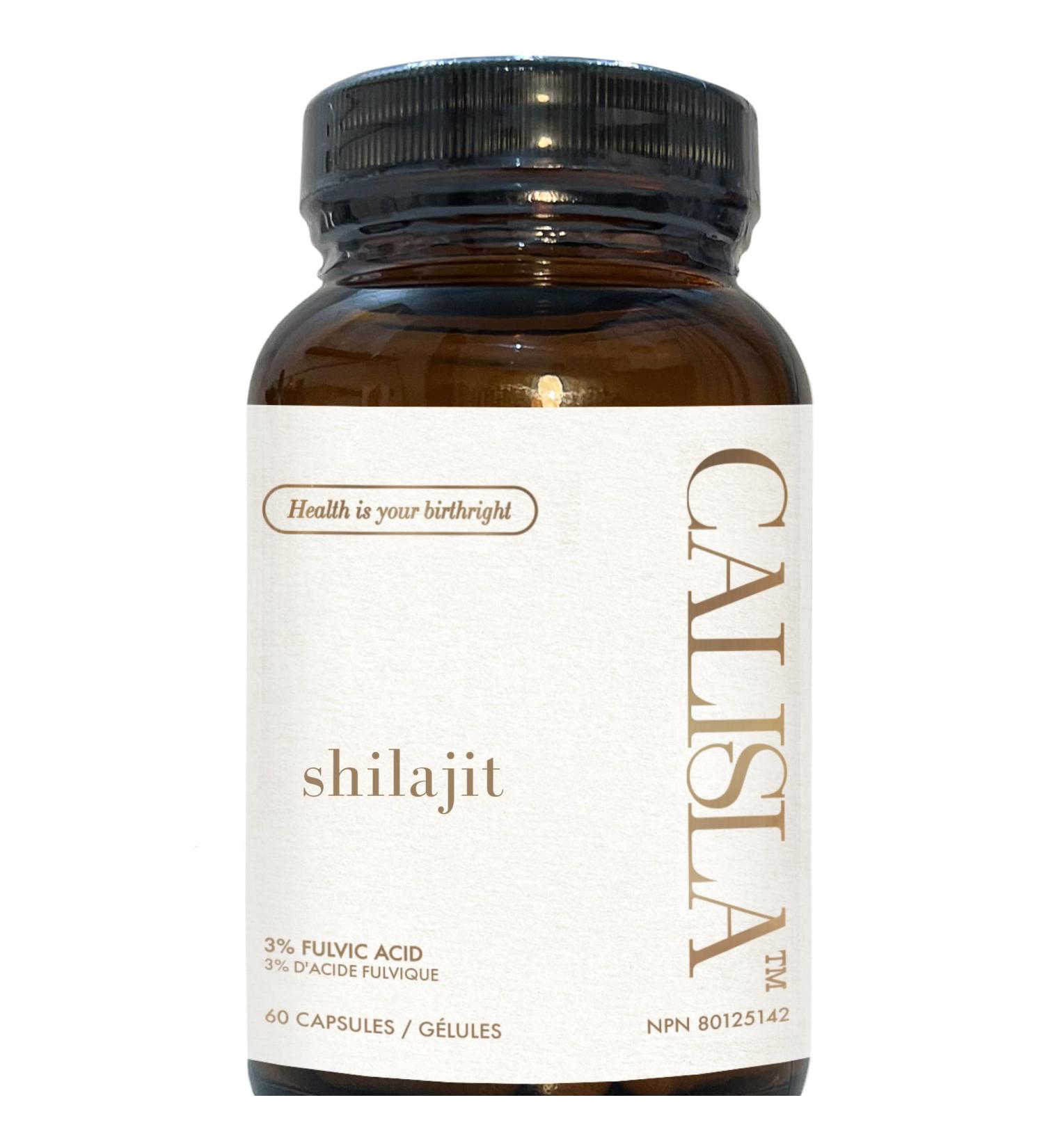 Calisla Shilajit Capsules 2-month Supply (500mg of Purified Shilajit) - Fulvic Acid - Buy Online on GoSupps.com