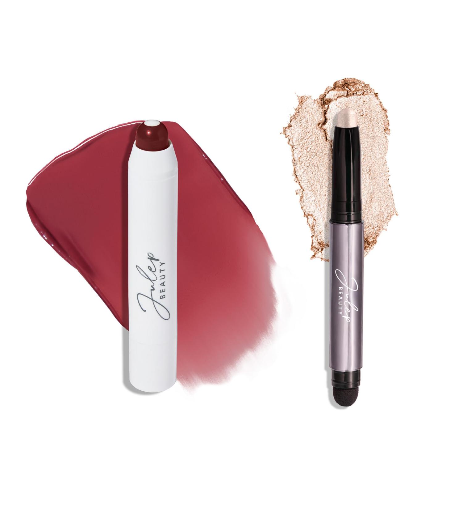 Julep Eyeshadow 101 Cr me to Powder Waterproof Eyeshadow Stick Pearl Shimmer Julep It's Balm: Tinted Lip Balm + Buildable Lip Color - Black Cherry - Buy Online on GoSupps.com