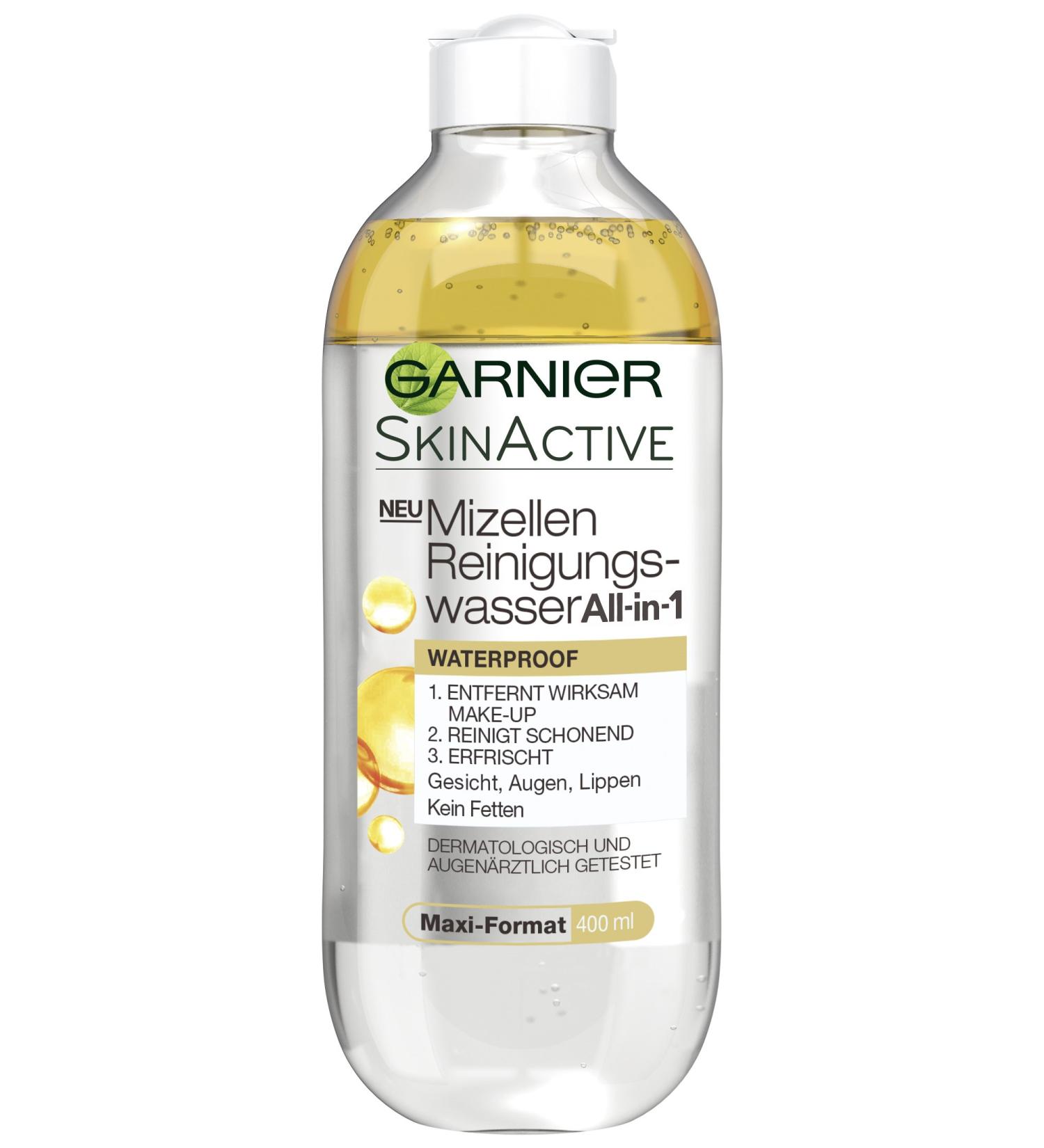 Garnier Micellar Cleansing Water 400ml - All-in-One Waterproof Makeup Remover for Sensitive Skin | 6 Pack | Dermatologically Tested - Buy Online on GoSupps.com