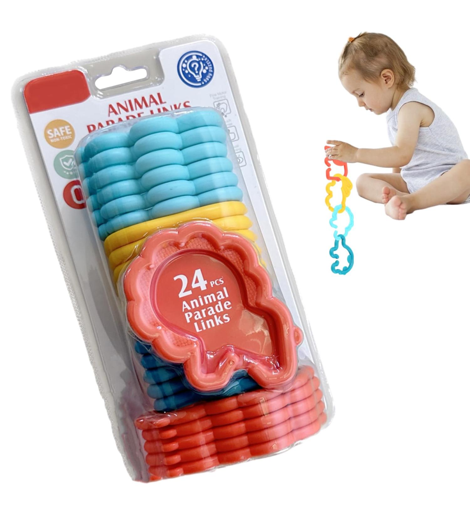 Buy Ghirting Kid Link Rings Toys | Sensory Connecting Rings for Toddlers & Children | Fun Bed Toys for Boys & Girls - Shop Internationally! - Buy Online on GoSupps.com