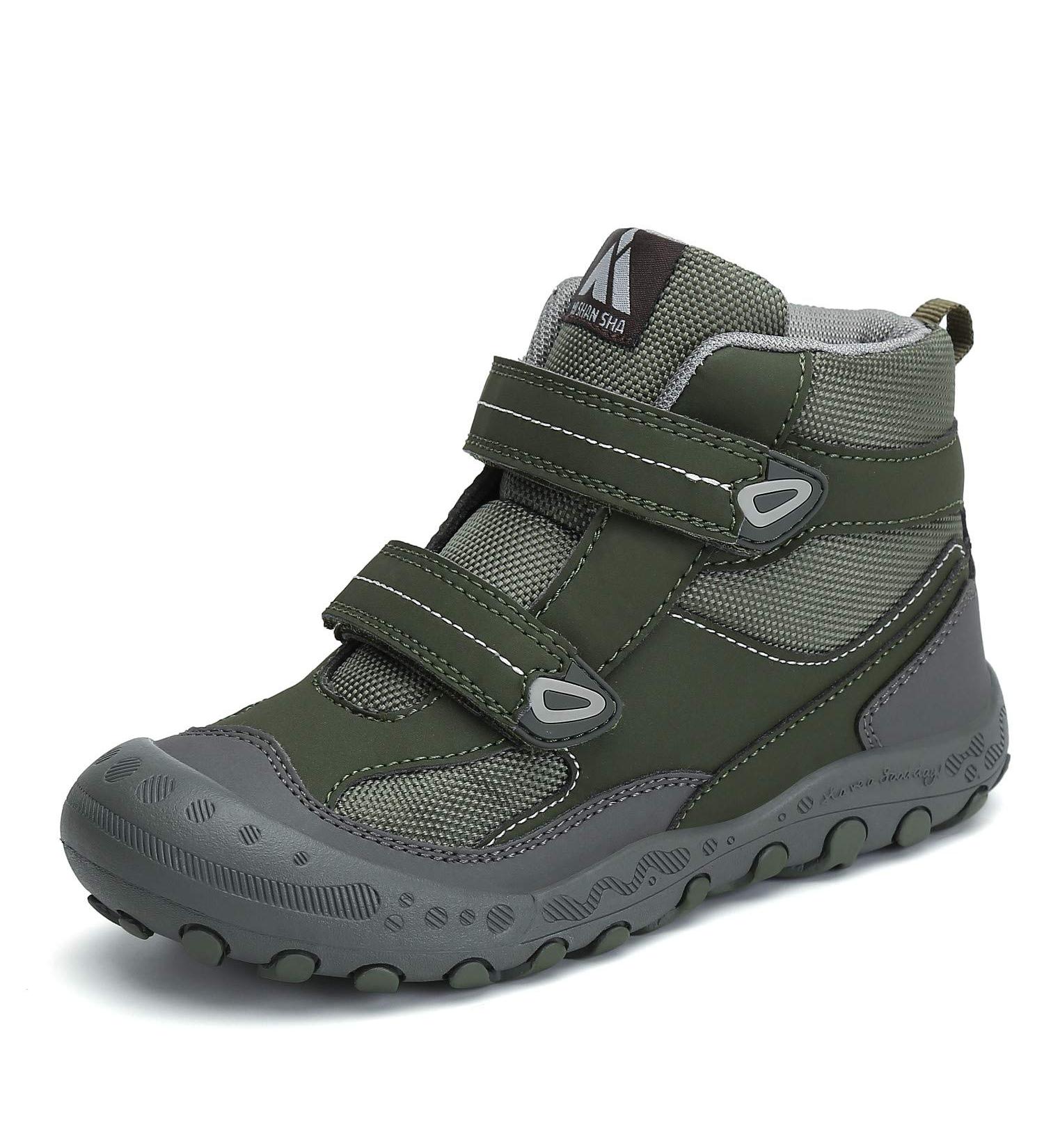 Mishansha Water Resistant Hiking Boots - Kids Anti-Collision Non-Slip Outdoor Shoes - Buy Online on GoSupps.com