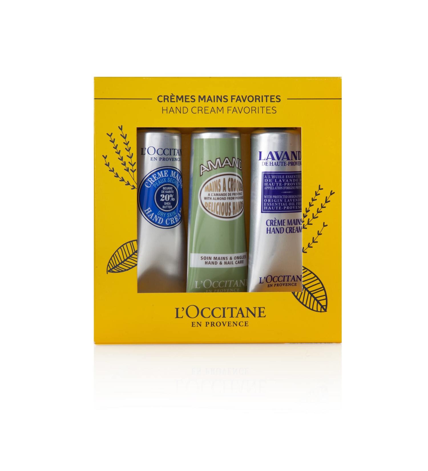 L'Occitane Hand Cream Classics 3-Piece Set - Moisturizing Hand Cream Trio - Buy Online on GoSupps.com