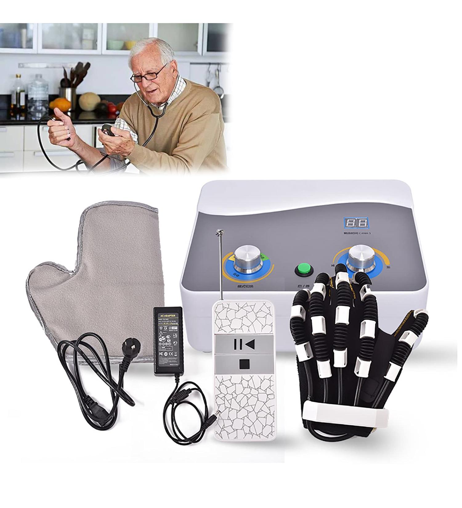 ZZBB Manual Training Rehabilitation Gloves Nerve Massager Soft Resting Hand Splint for Flexion Contracture Left-hand X-Small - Buy Online on GoSupps.com