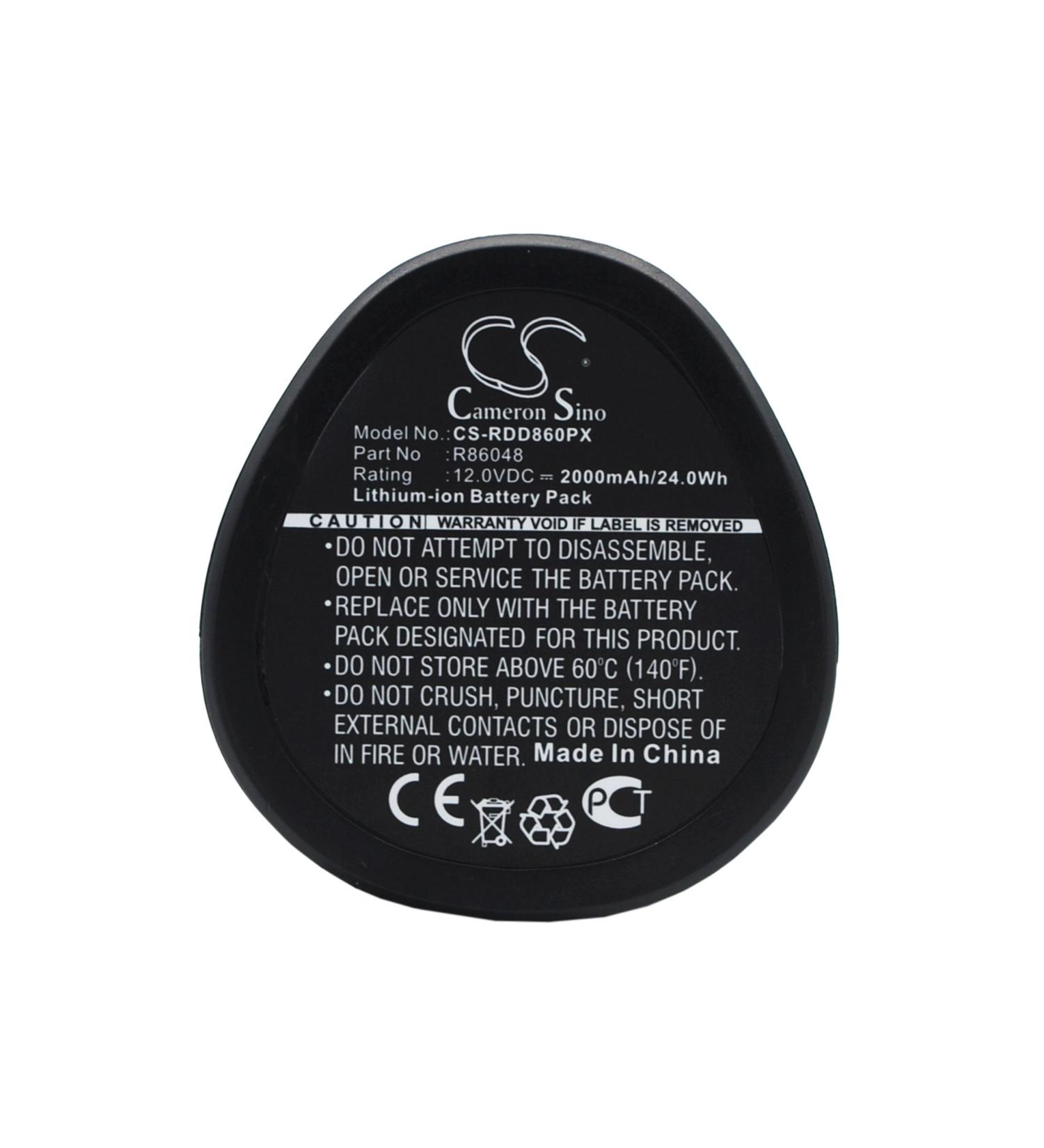 12V High-Performance Replacement Battery for AEG BTS12C BSS12C BS12C2 - 2000mAh - International Shipping Available - Buy Online on GoSupps.com