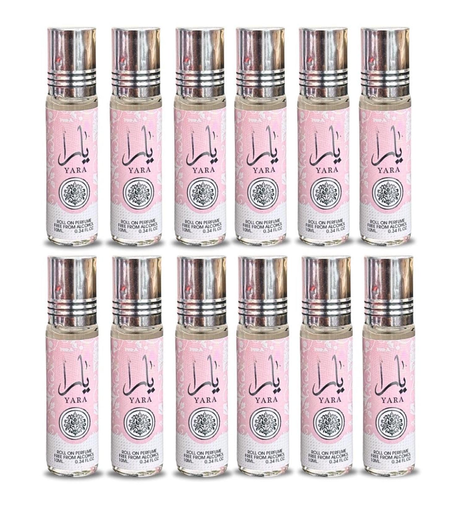 LATTAFA Yara Roll-On Perfume Oil - Variations (0.34 Fl Oz (Pack Of 12)) - Buy Online on GoSupps.com
