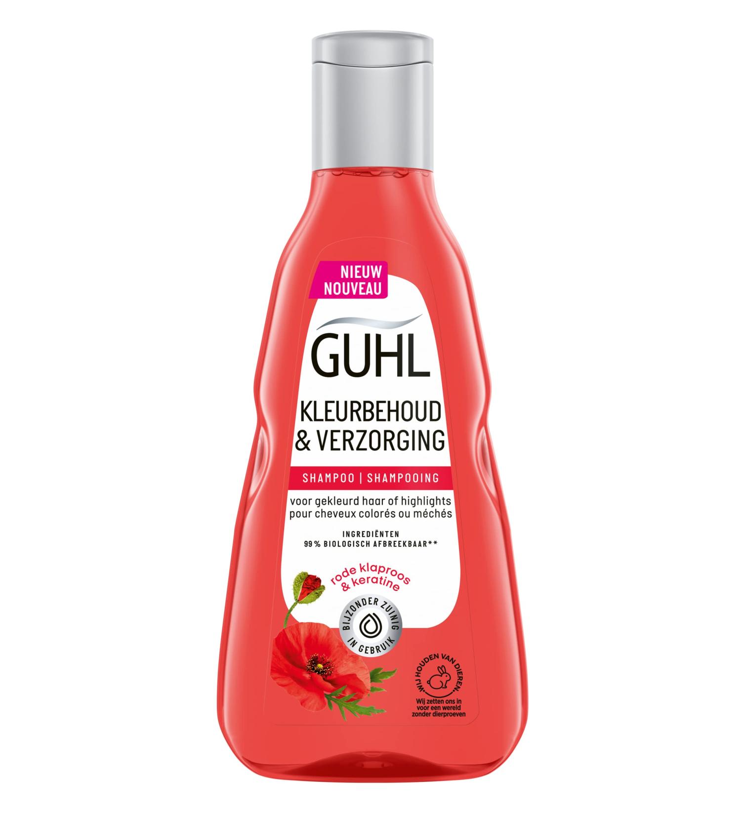Kao Group Guhl Color Preservation & Care Shampoo With Acai Cranberry and Oil For Colored Hair or Highlights 250 Milliliters - Buy Online on GoSupps.com