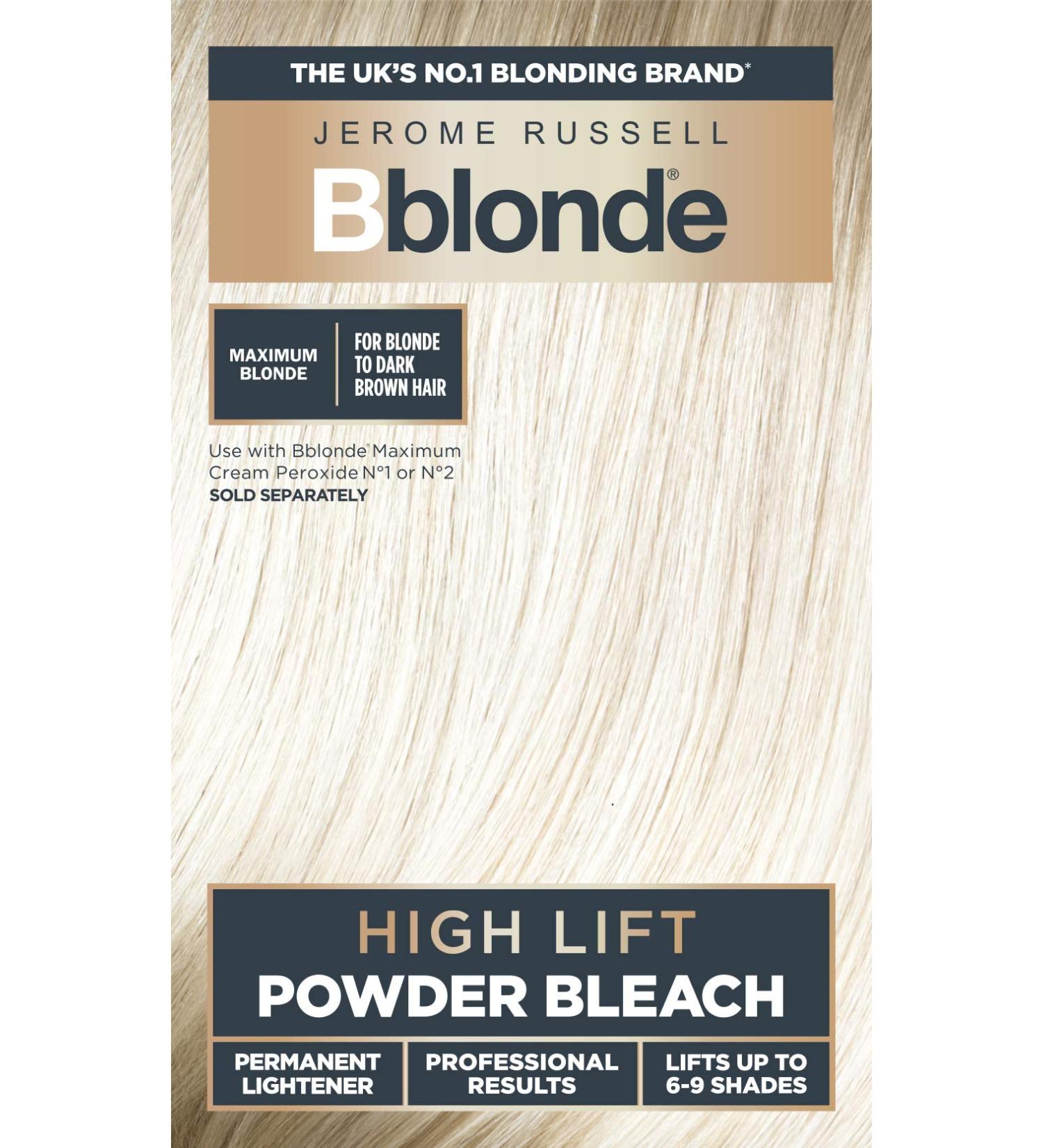 Bblonde Jerome Russell High Lift Powder Bleach Permanent Lightener - 4 X 25g Sachets - Buy Online on GoSupps.com