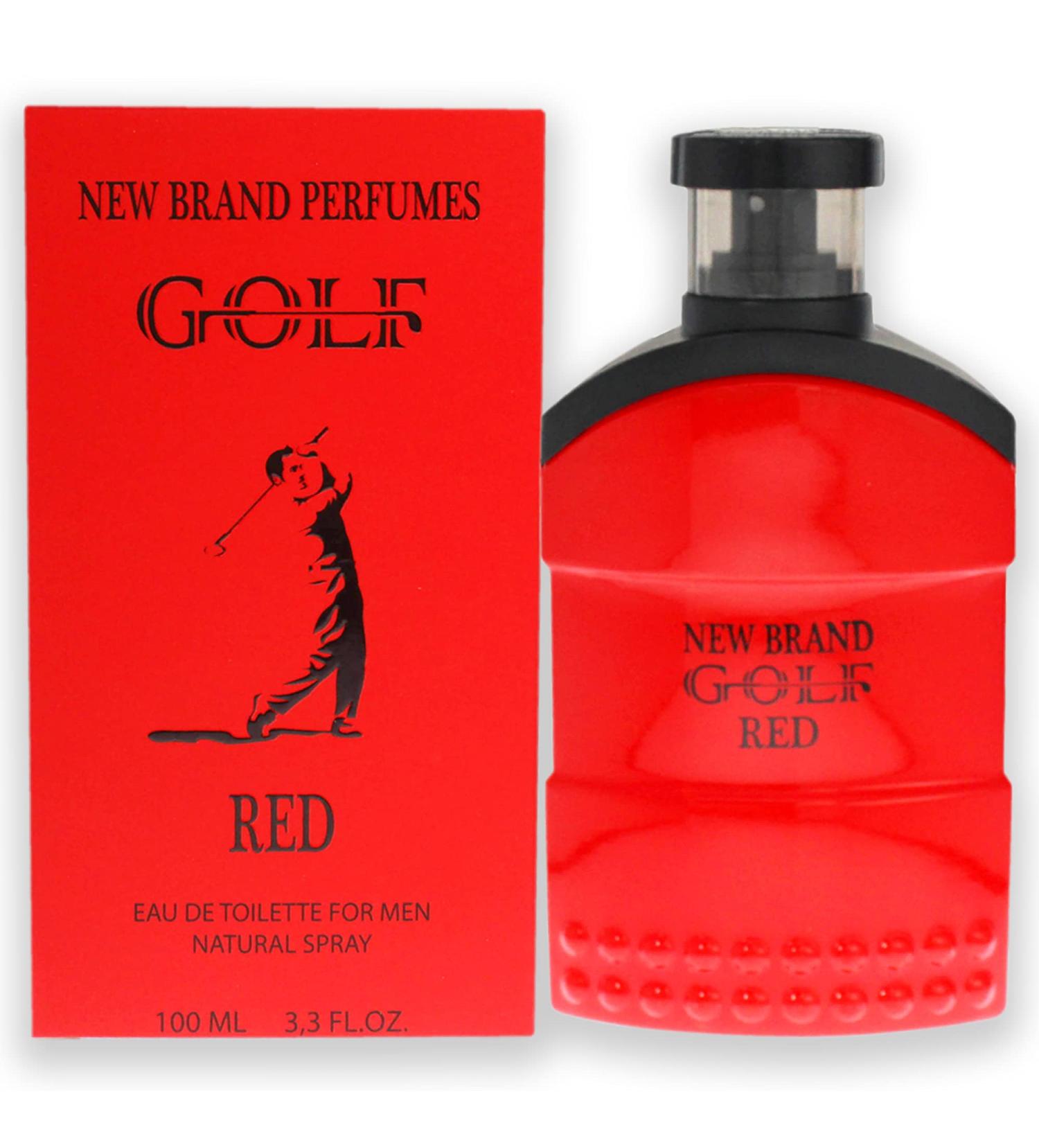 New Brand Perfumes Golf Red EDT Spray Men 3.3 oz - Buy Online on GoSupps.com