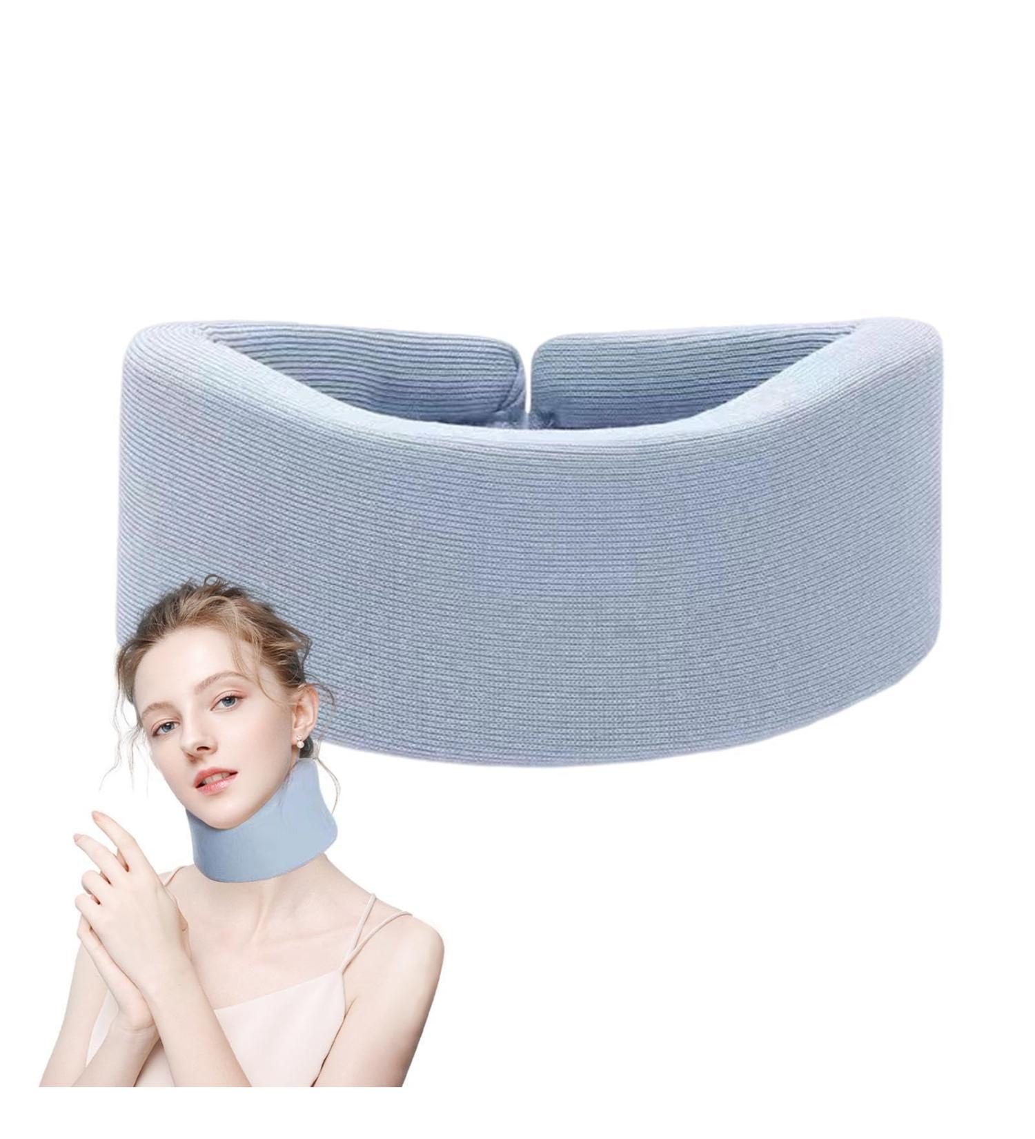 Soft Cervical Collar | Adjustable Neck Collar Comfortable and Breathable | Neck Brace for Sleeping Cervical Neck Pillow Relieves Pressure in Spine for Work Travel - Buy Online on GoSupps.com