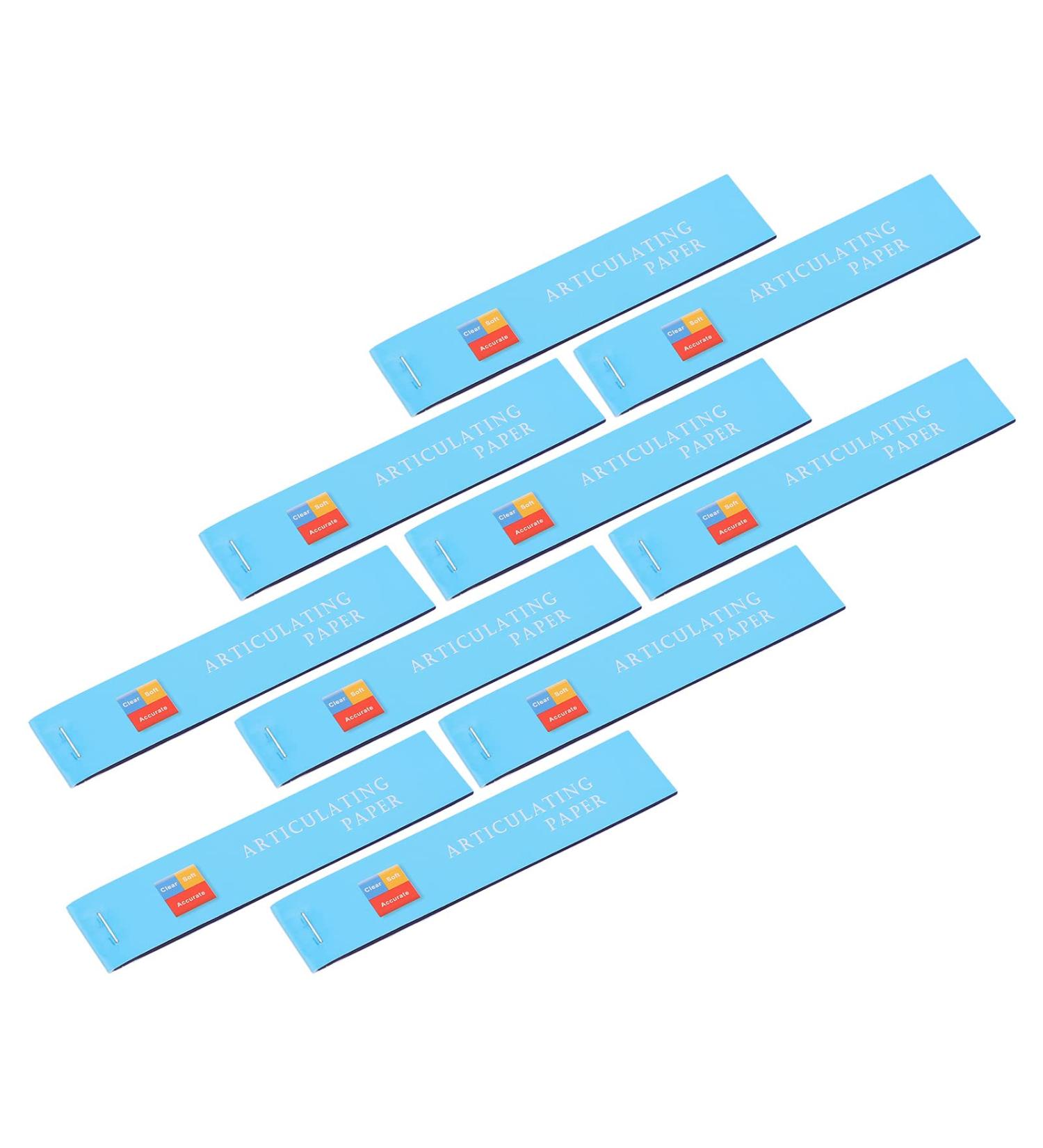 Professional Articulation Paper - 400 Blue Double-Sided Strips for Oral Articulation | Thin & High-Quality - Buy Online on GoSupps.com