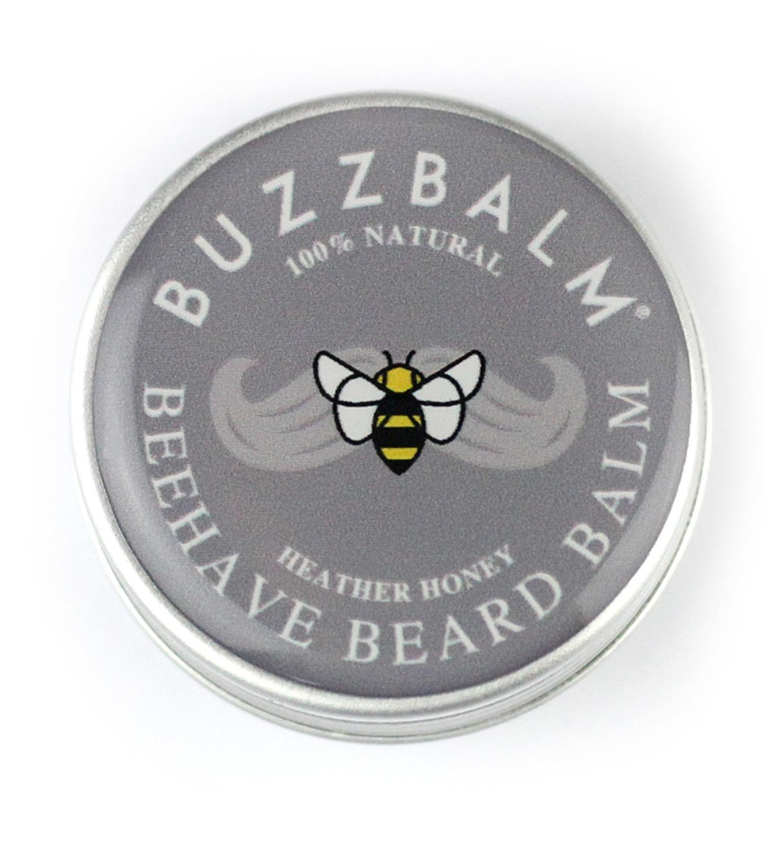Non Greasy Natural Beard Balm for Men - Unscented Beard Conditioner with Beeswax (8.5g) - Buy Online on GoSupps.com
