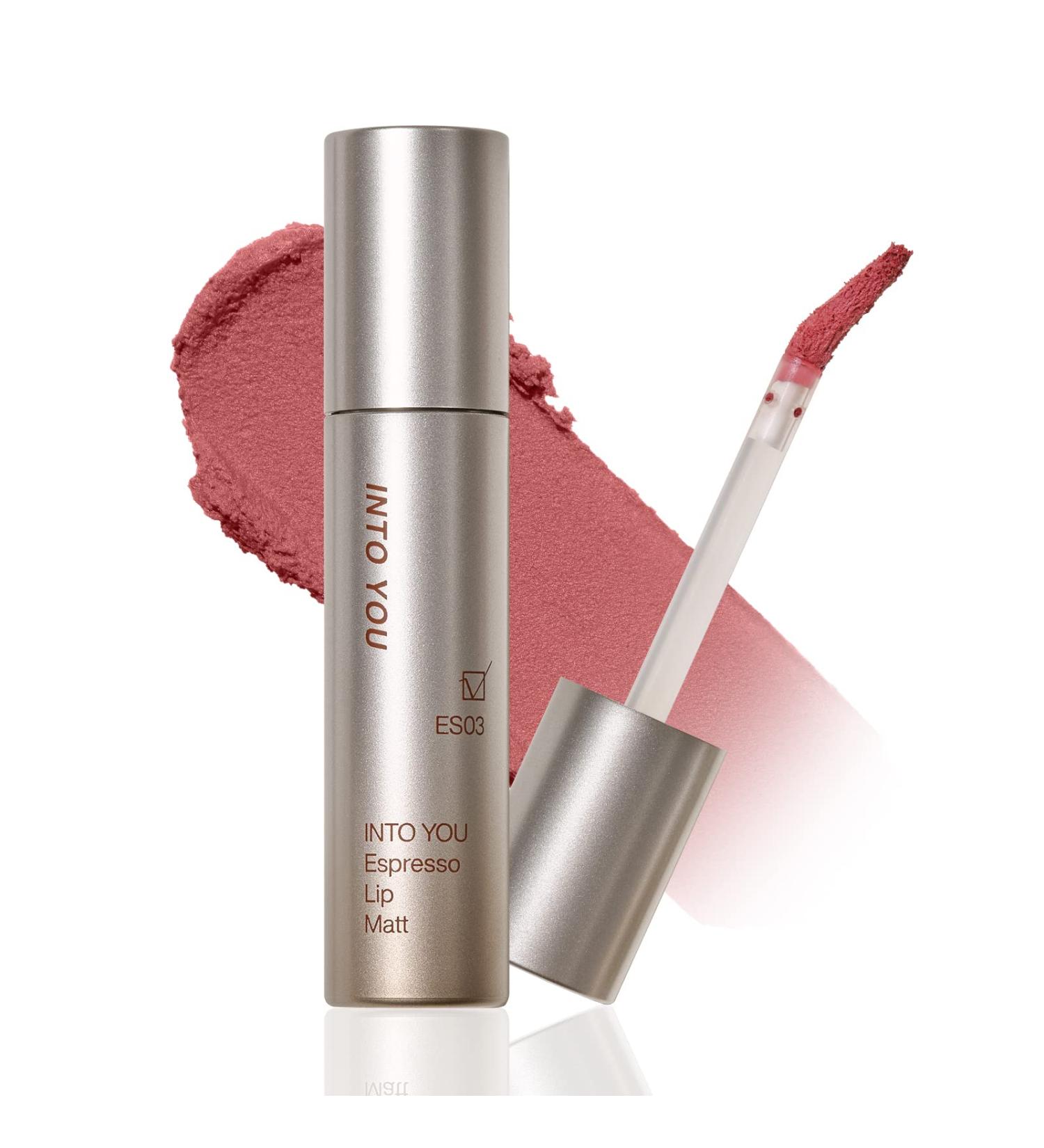 INTO YOU Espresso Matte Velvet Lipstick - Lightweight Liquid Lip Cream & Non-Stick Lip Gloss for Lips & Cheeks - International Shipping - Buy Online on GoSupps.com