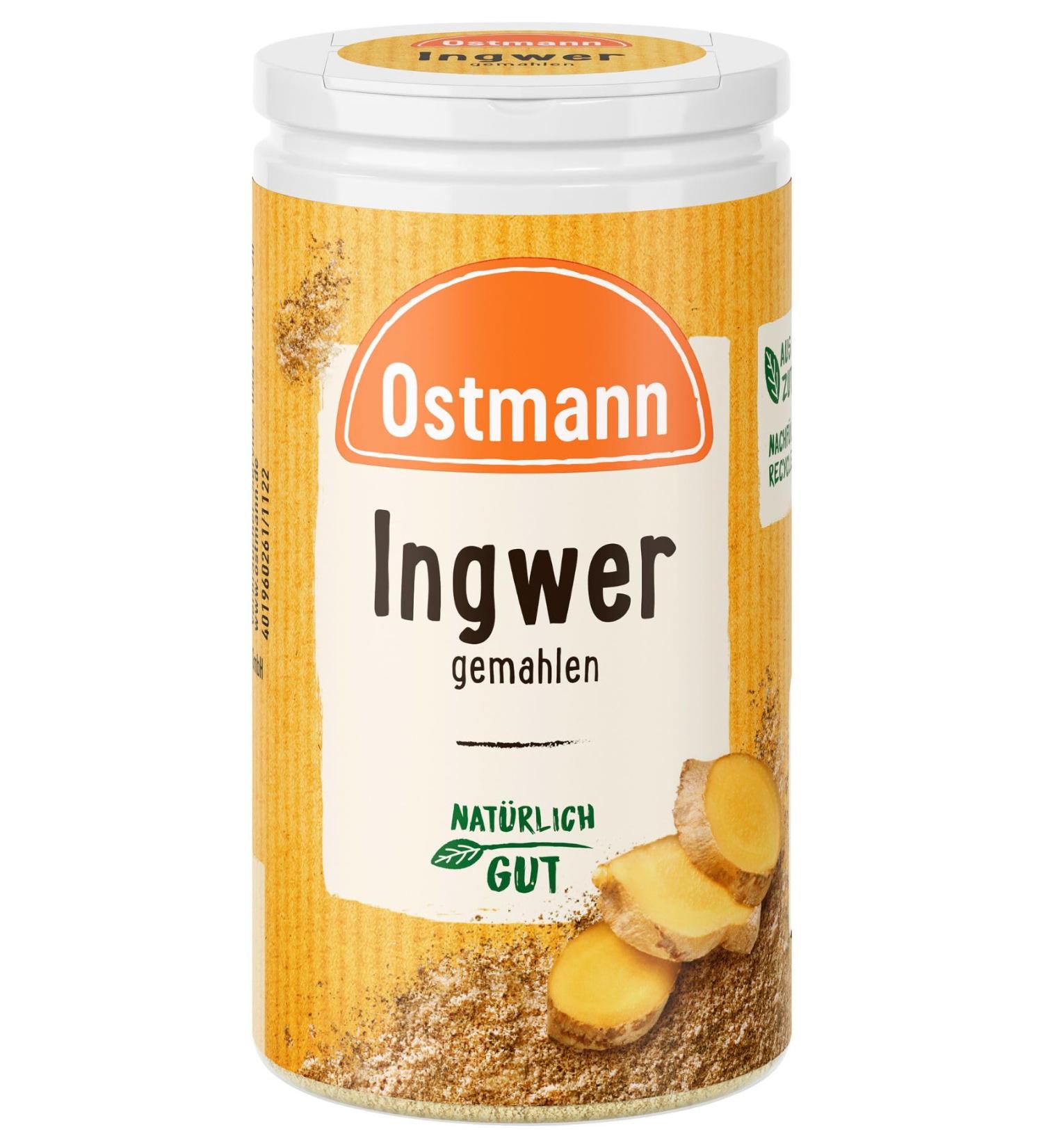 Ostmann Ground Ginger 30g - Premium Quality Spice for International Shipping | Enhance Your Dishes - Buy Online on GoSupps.com