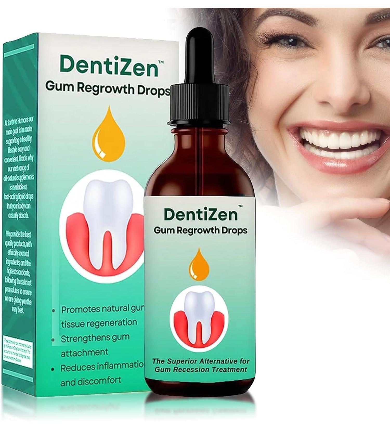 Dentizen Gum Regrowth Drops - Promote Gum Health & Regrowth for Youthful Smiles (1PC) - Fast International Shipping - Buy Online on GoSupps.com