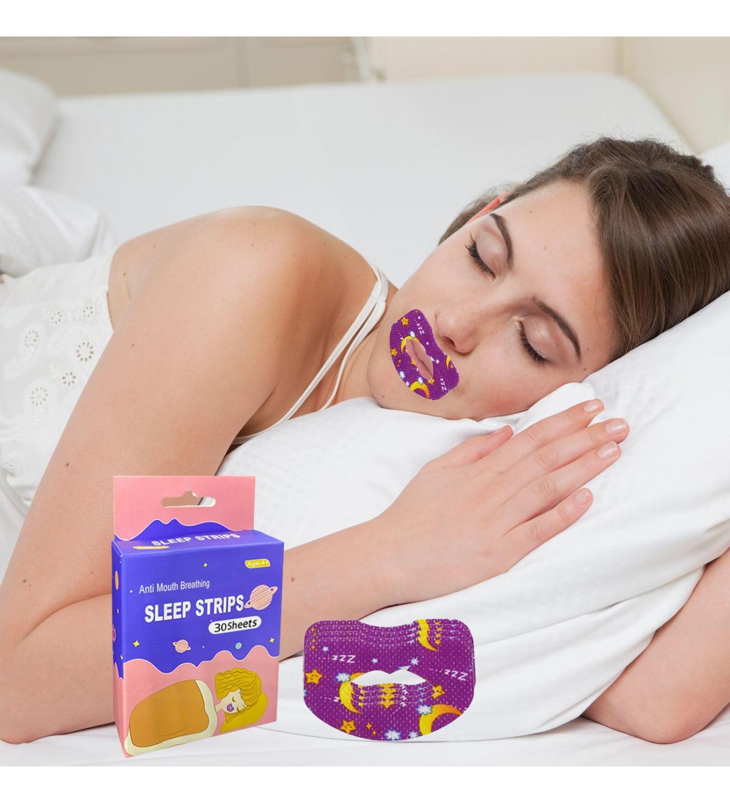 Mouth Tape For Sleeping Quit Mouth Breathing Reduce Snoring Non Woven Fabric Large Size For Adults (30 Sheets For 30Days Supply) - Buy Online on GoSupps.com