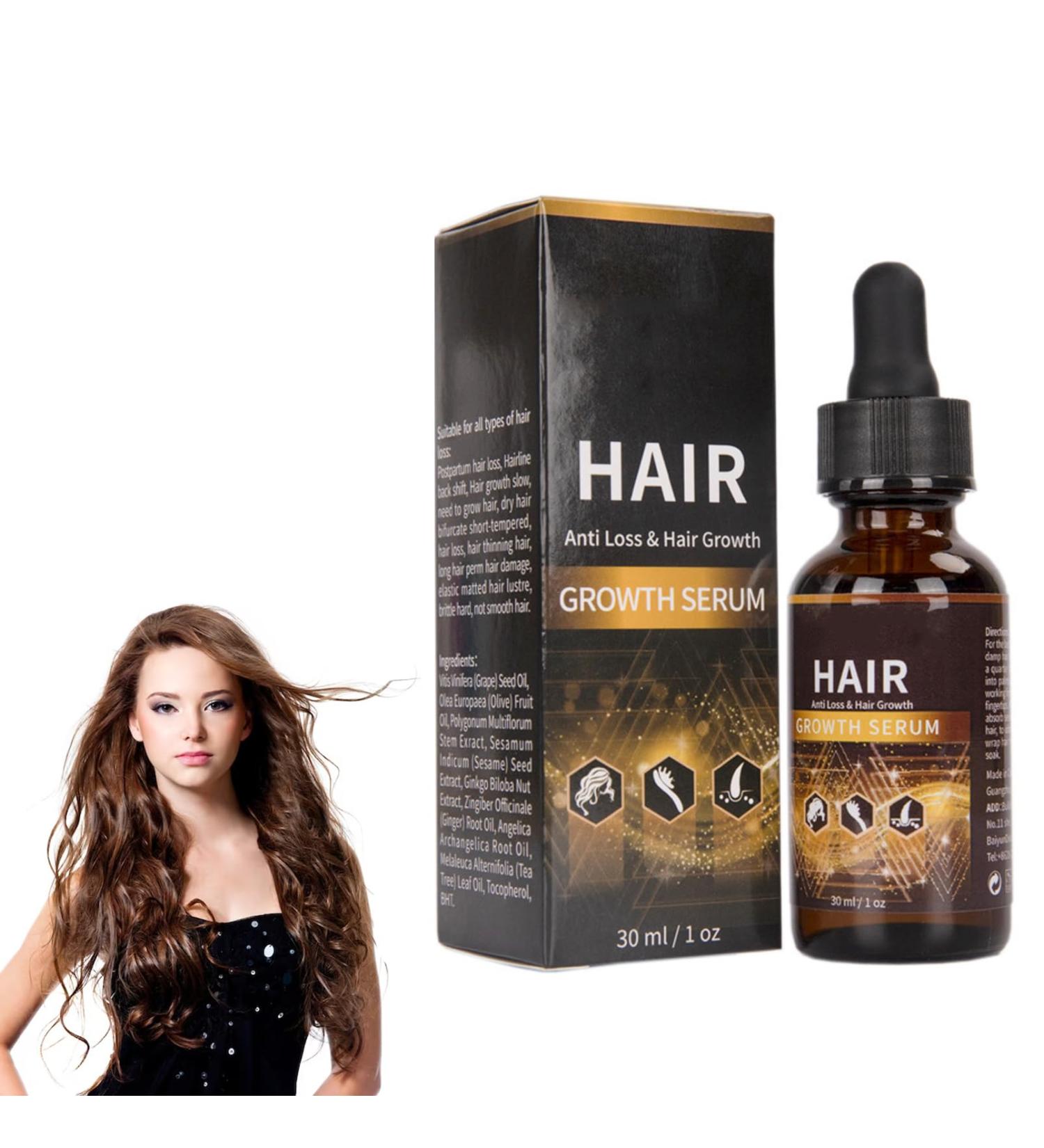 Hair Growth Oil Thinned Hair Liquid Grow Hair Deeply Nourishing Scalp Stimulates Hair Growth Trengthen Hair Roots Moisturize & Repair Dry Damaged Hair Care Hair Growth Serum for All Hair Types - Buy Online on GoSupps.com