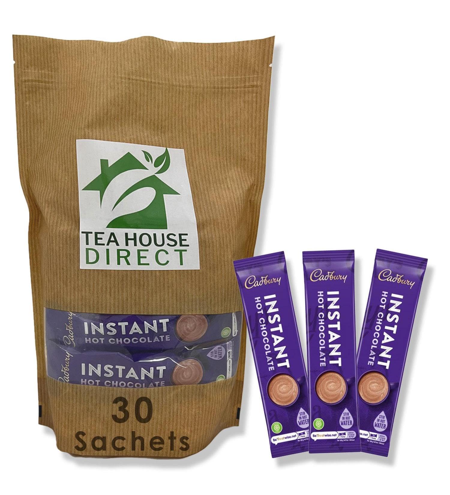 Cadbury Instant Hot Chocolate Mix Rich & Creamy Choco Powder Warm Chocolate-Beverage - 30 Sachets Cadbury Instant Hot Chocolate 1 g (Pack of 30) - Buy Online on GoSupps.com