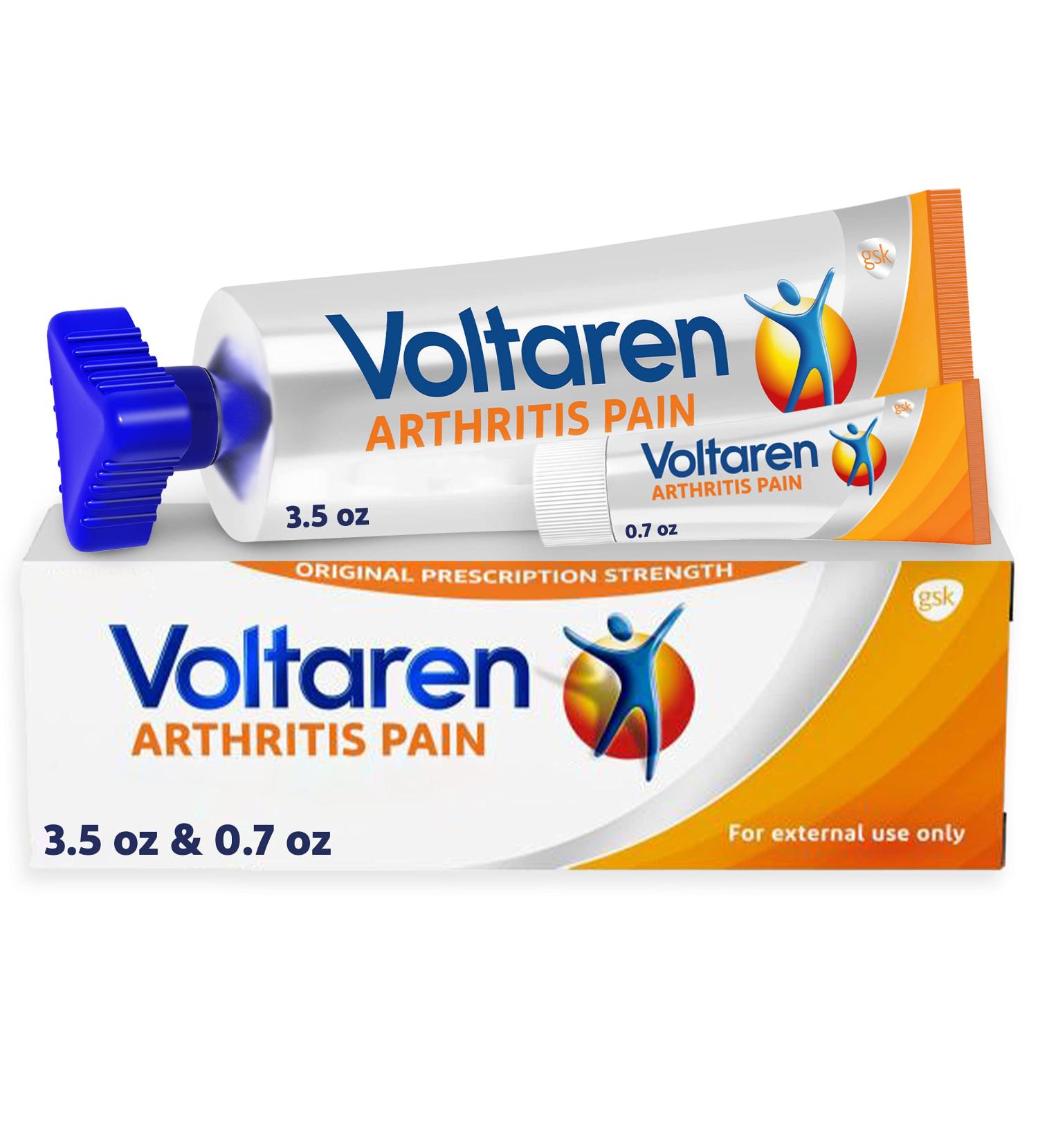 Voltaren Arthritis Pain Gel - Powerful Topical Relief - 3.5oz & 0.71oz - Amazon Exclusive - Buy Online on GoSupps.com