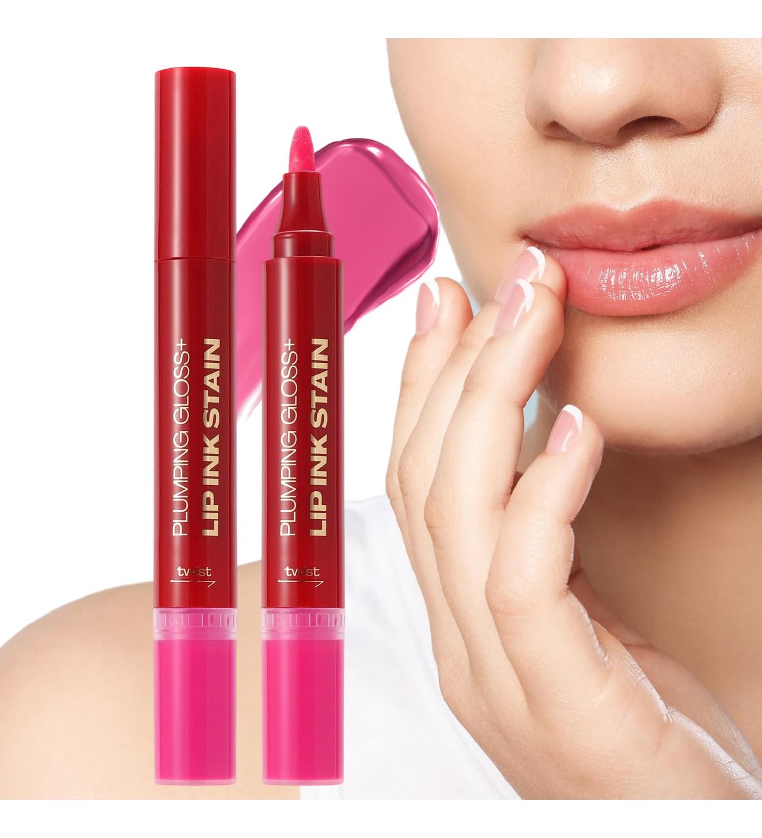 Lip Pencil and Oil Set Hydrating Oil and Contour Pencil Combo Set Moisturizing and Nourishing Cosmetic Gift for Women Girls Sisters Friends and Family - Buy Online on GoSupps.com