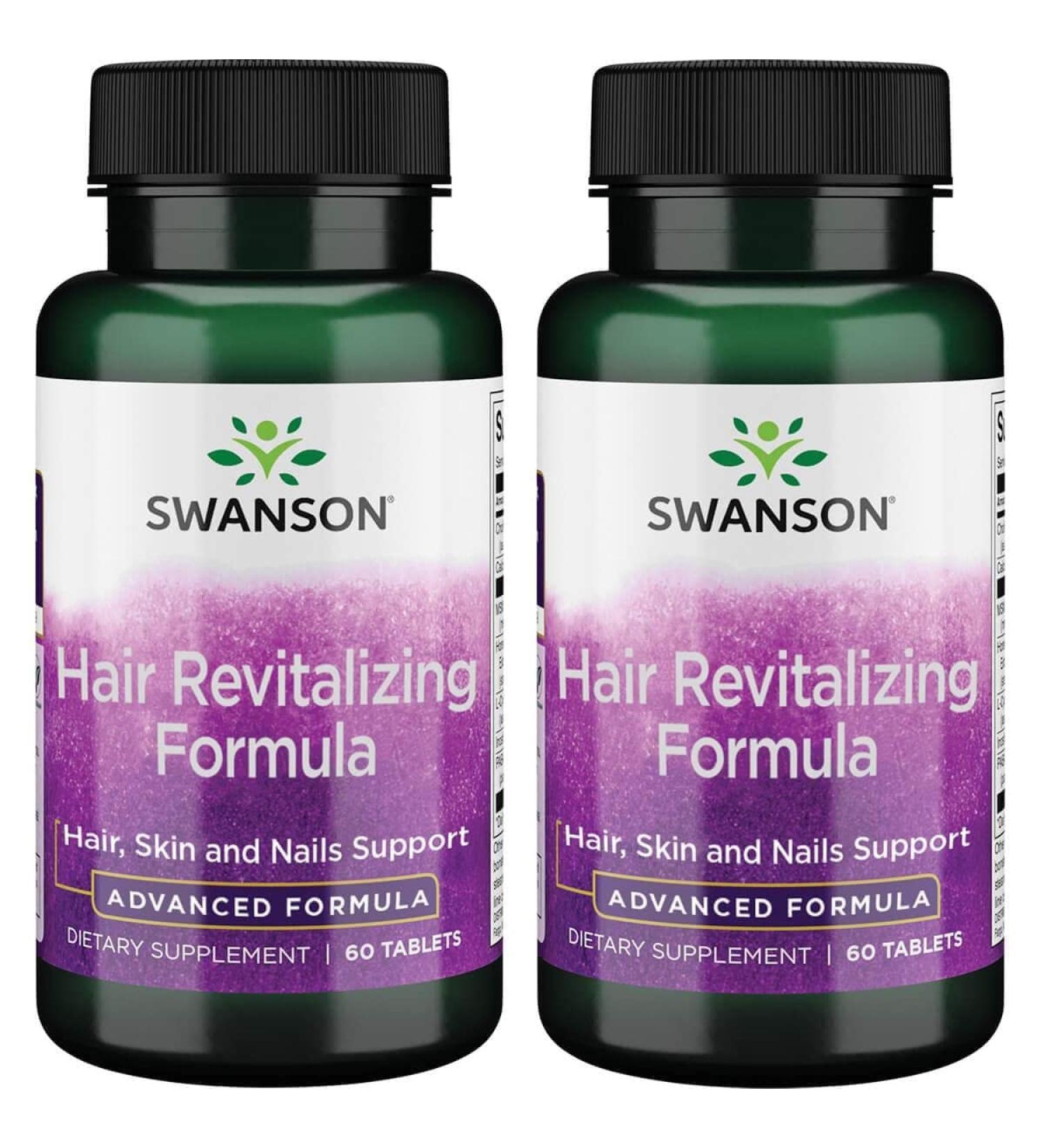 Swanson Advanced Hair Revitalizing Formula 60 Tabs - 2 Pack - Buy Online on GoSupps.com