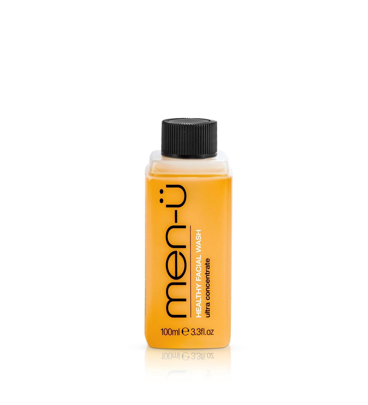 men-u - Recharge de 100 ml pour 265 lavages - Nettoyant visage sain et ultra-concentr pour homme avant ou apr s le rasage - Buy Online on GoSupps.com
