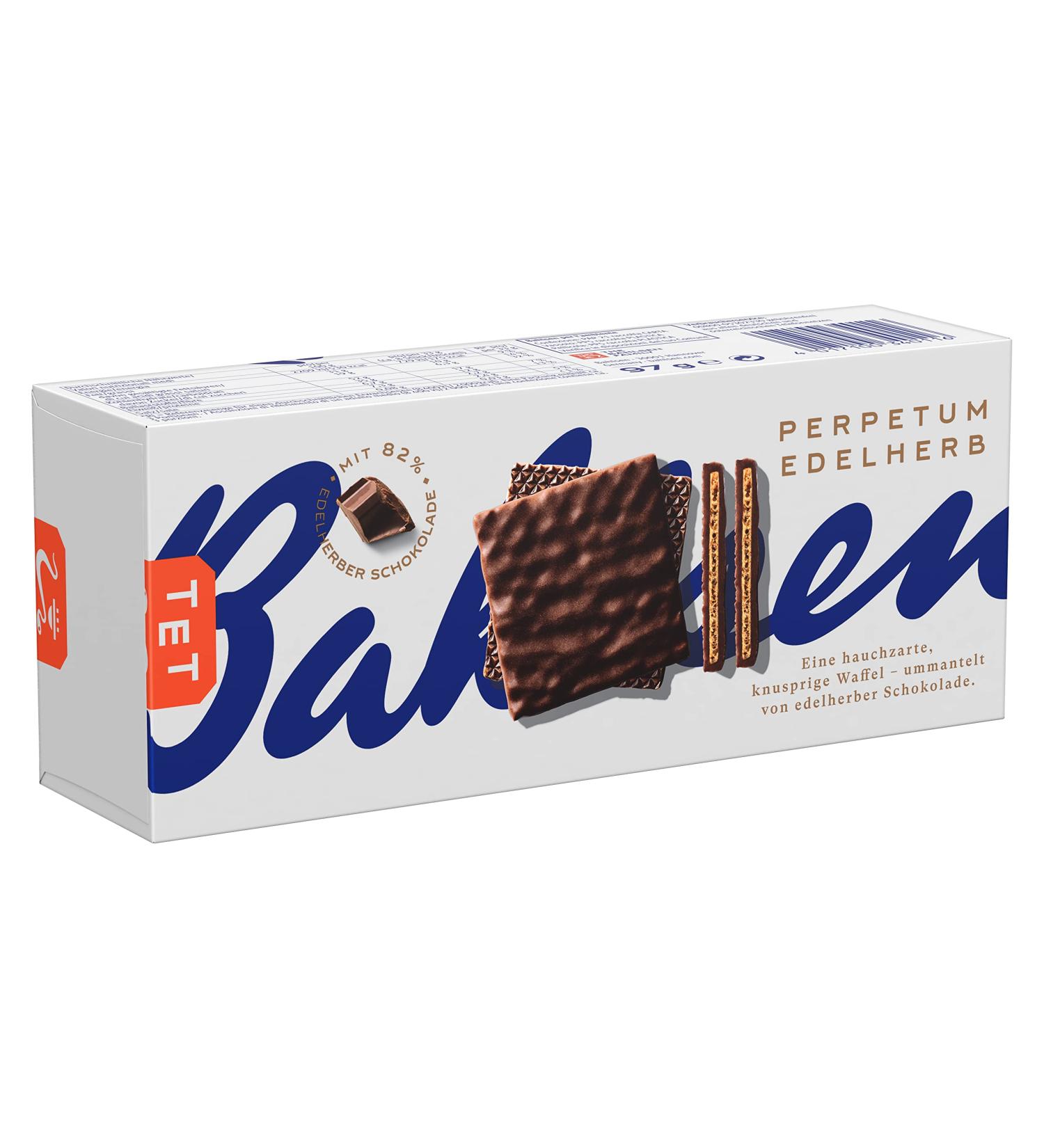 Bahlsen Perpetum Edelherb - Whole Milk Chocolate Waffle (1 x 97 g) - Buy Online on GoSupps.com
