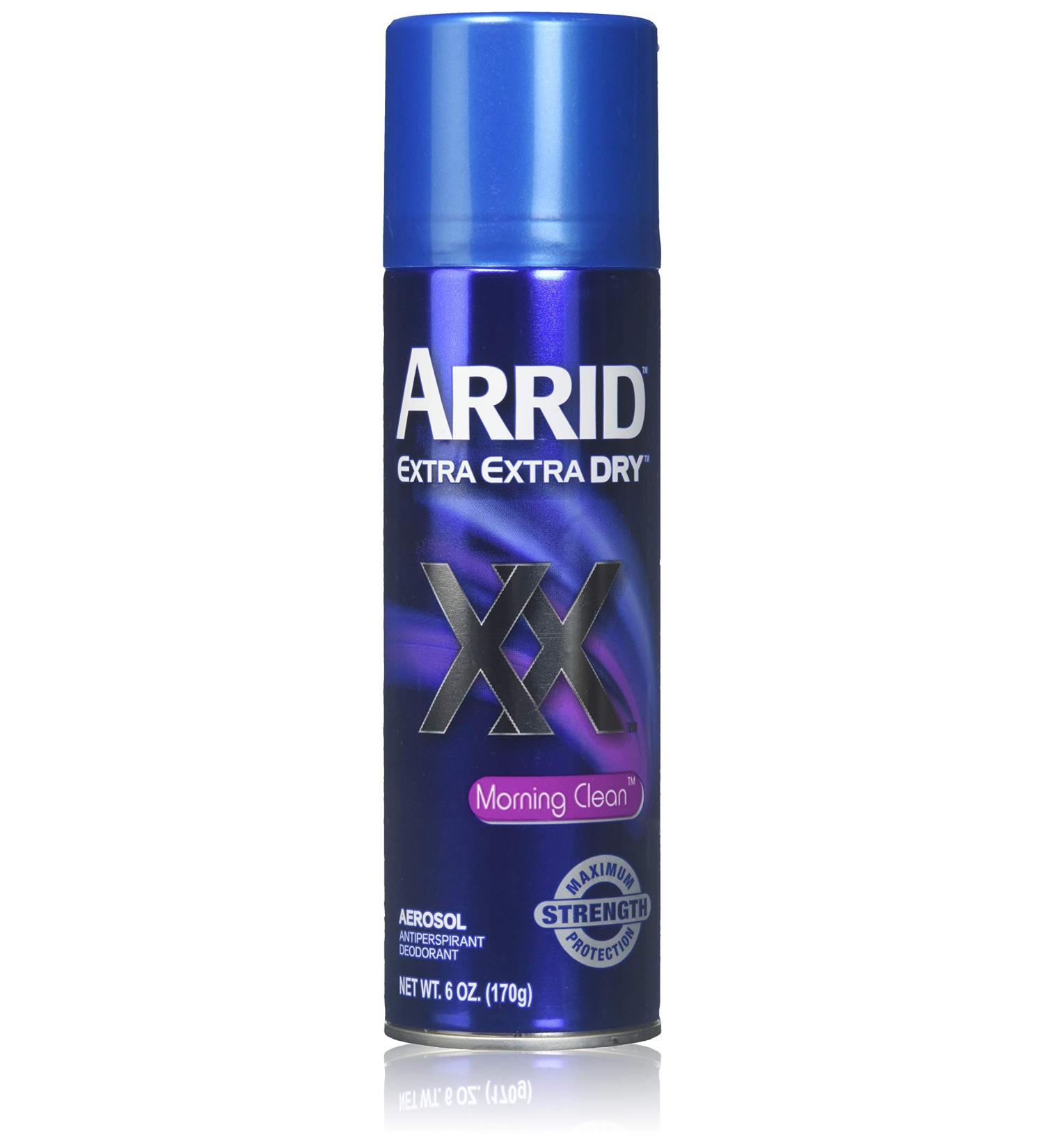 ARRID XX Anti-Perspirant Deodorant Spray Morning Clean 6 oz (Pack of 9) Morning Clean 6 Ounce (Pack of 9) - Buy Online on GoSupps.com