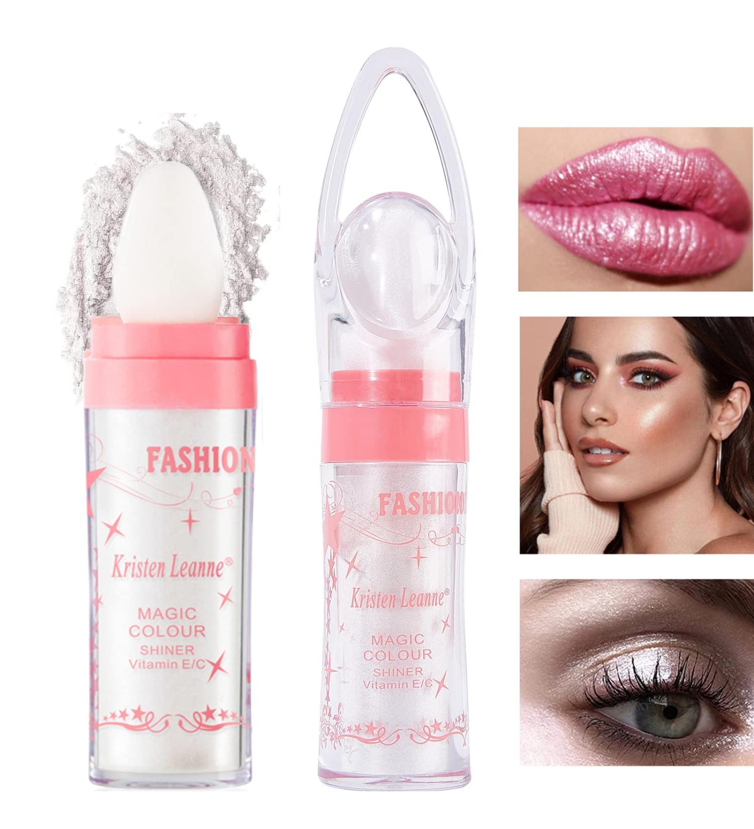 Polvo De Hadas Glitter Highlighter Stick - Long-Lasting Fairy Highlight Powder - Body and Face Glitter Makeup - White Moonbeam - Buy Online on GoSupps.com