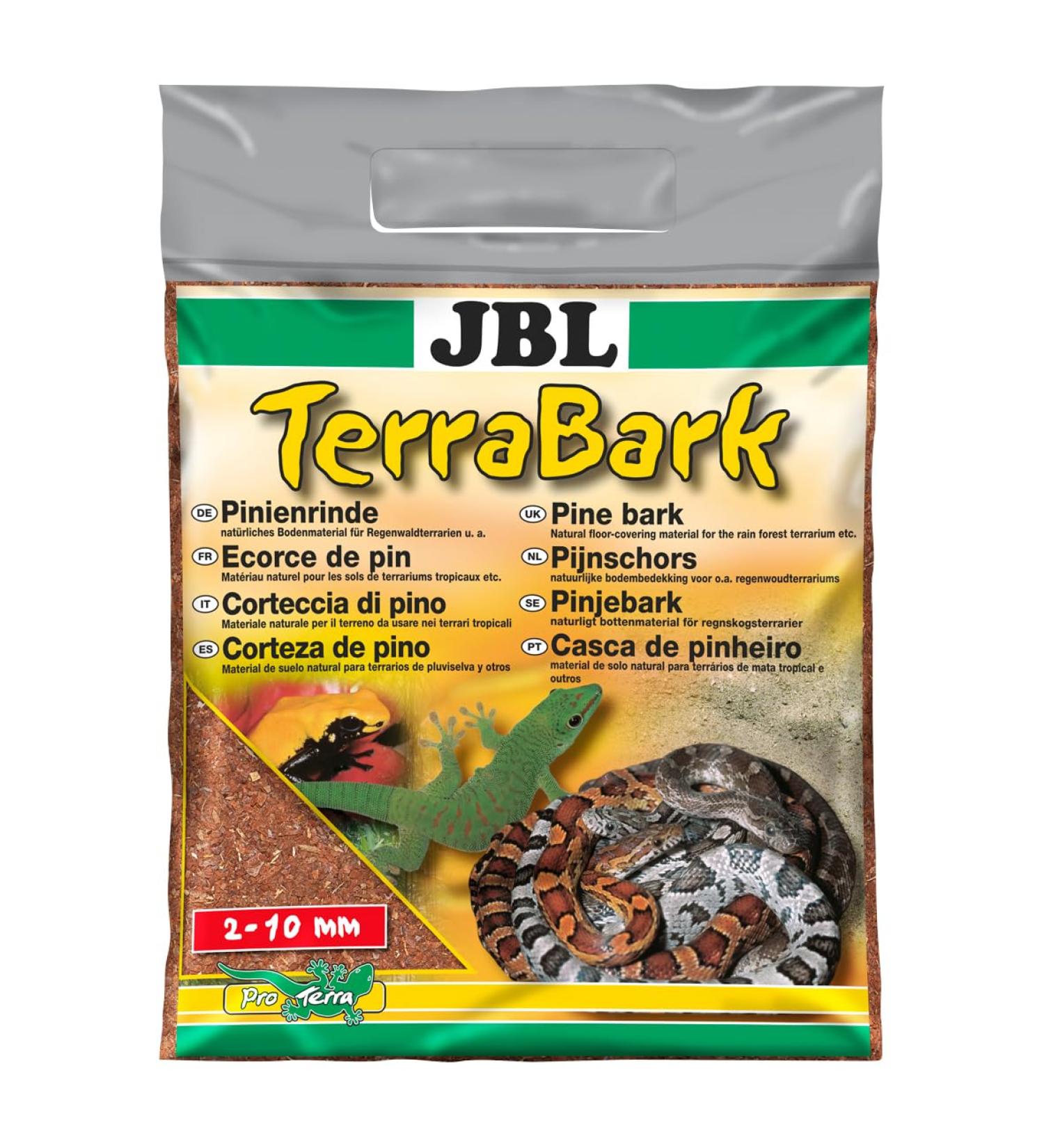 JBL TerraBark 71021 soil substrate for forest and rainforest terrariums pine bark 2 - 10 mm 5 l 5 l 2 -10 mm