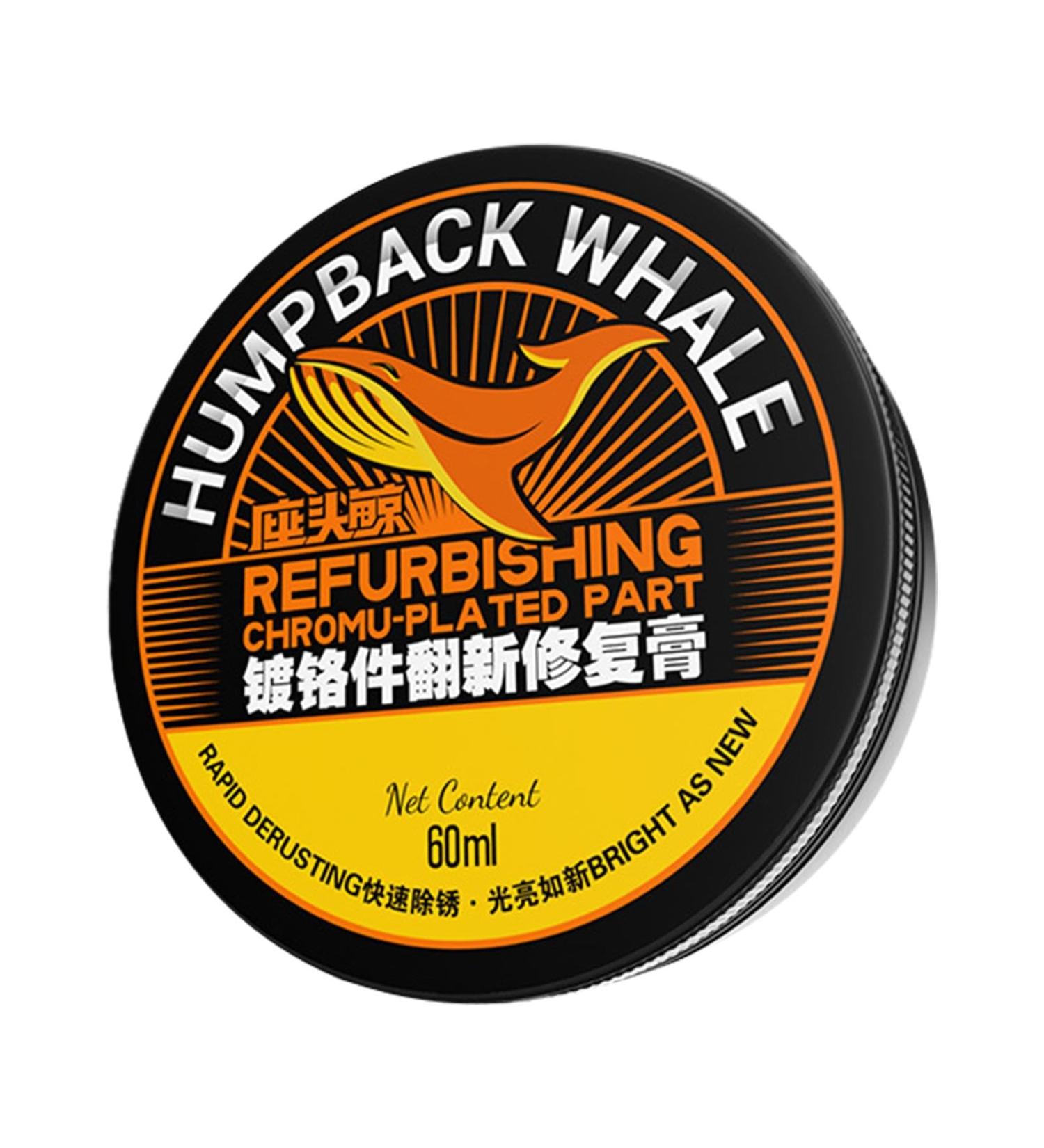 Metal Polish Cream | Heavy Metal & Chrome Cleaner | Restore Stainless Steel Silver & Chrome - 60ml - Buy Online on GoSupps.com