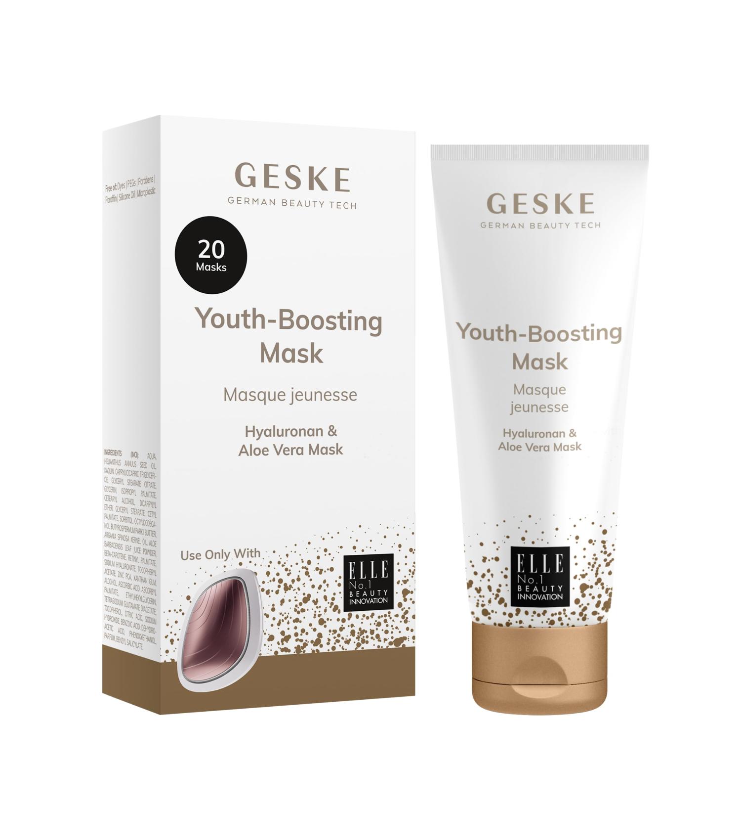 GESKE | Youth-boosting Mask | Simply apply with the Sonic Warm & Cool Mask | Anti - Aging Masks | Moisturizing Face Masks for Women and Men | Vegan formula without animal testing