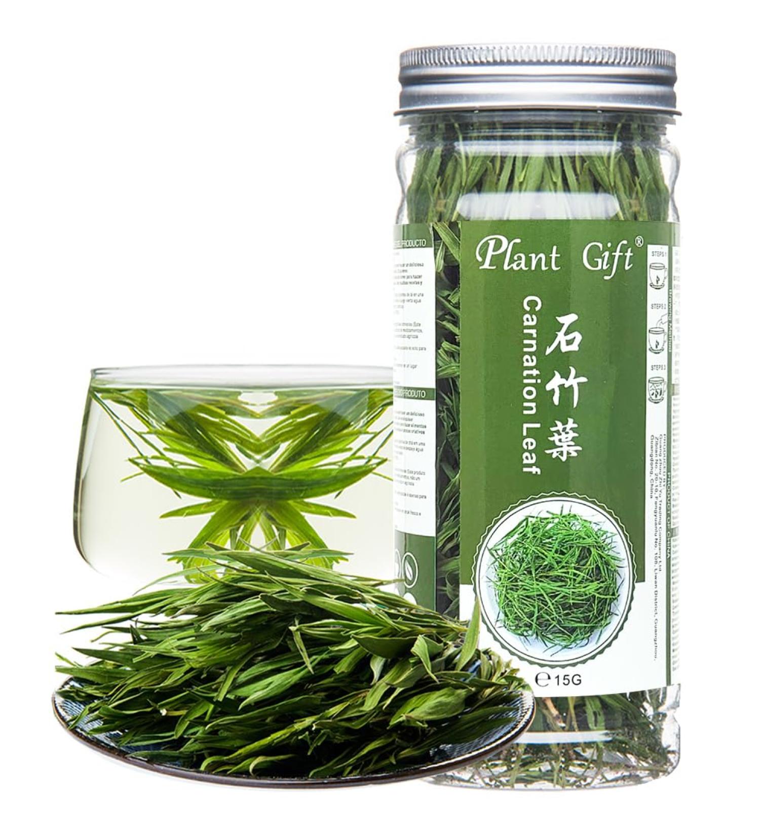 Plant Gift Bamboo Leaf tea Chinese flower tea fruit tea 100% natural ability Beautiful Anti Aging 15g - Buy Online on GoSupps.com