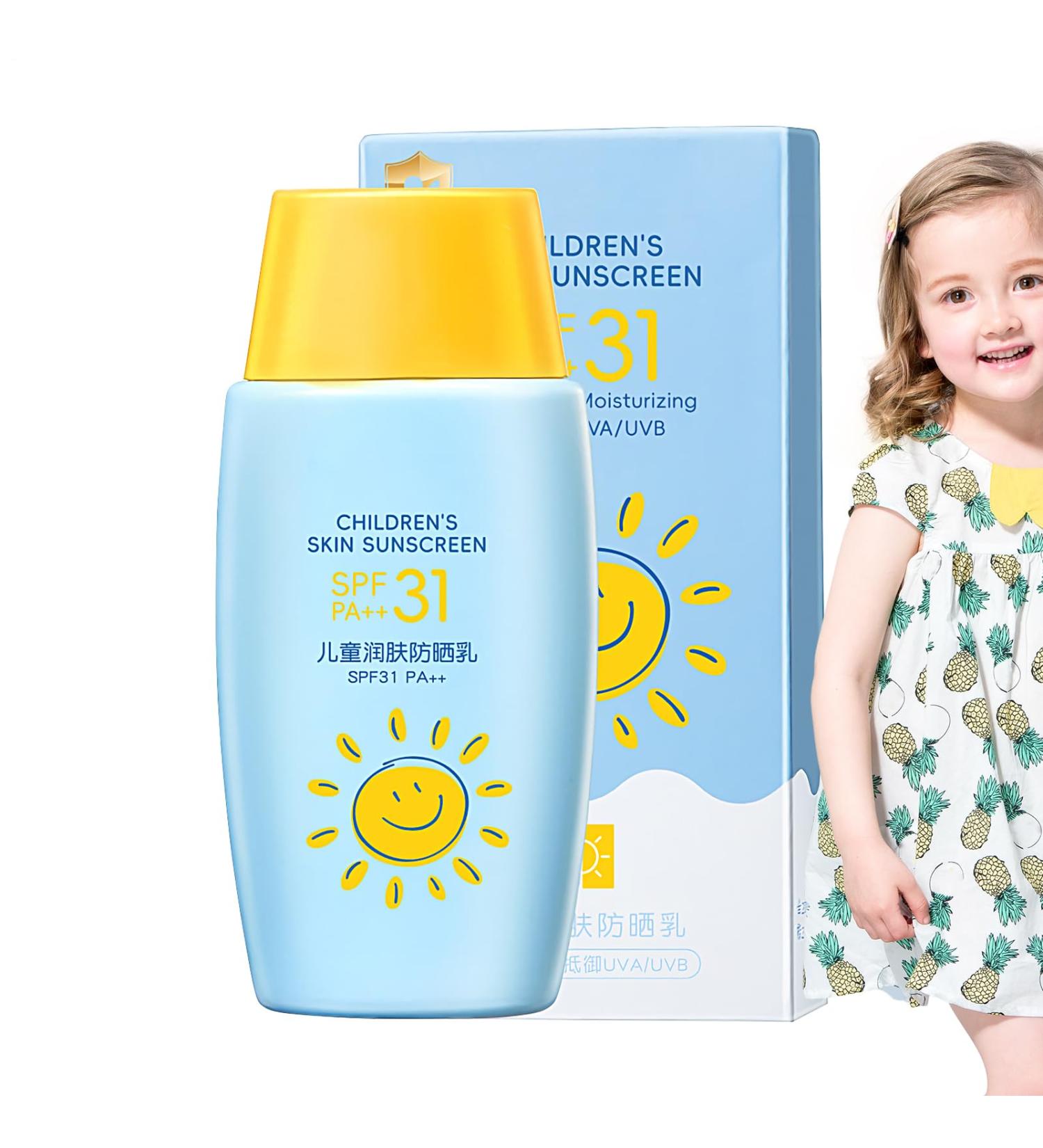  G n rique Kids Sunscreen SPF 31+ Lightweight Sunblock Lotion Water Resistant UV Protection for Children's Delicate Skin Ideal for Beach Camping Outdoor Sports and Pool - Buy Online on GoSupps.com