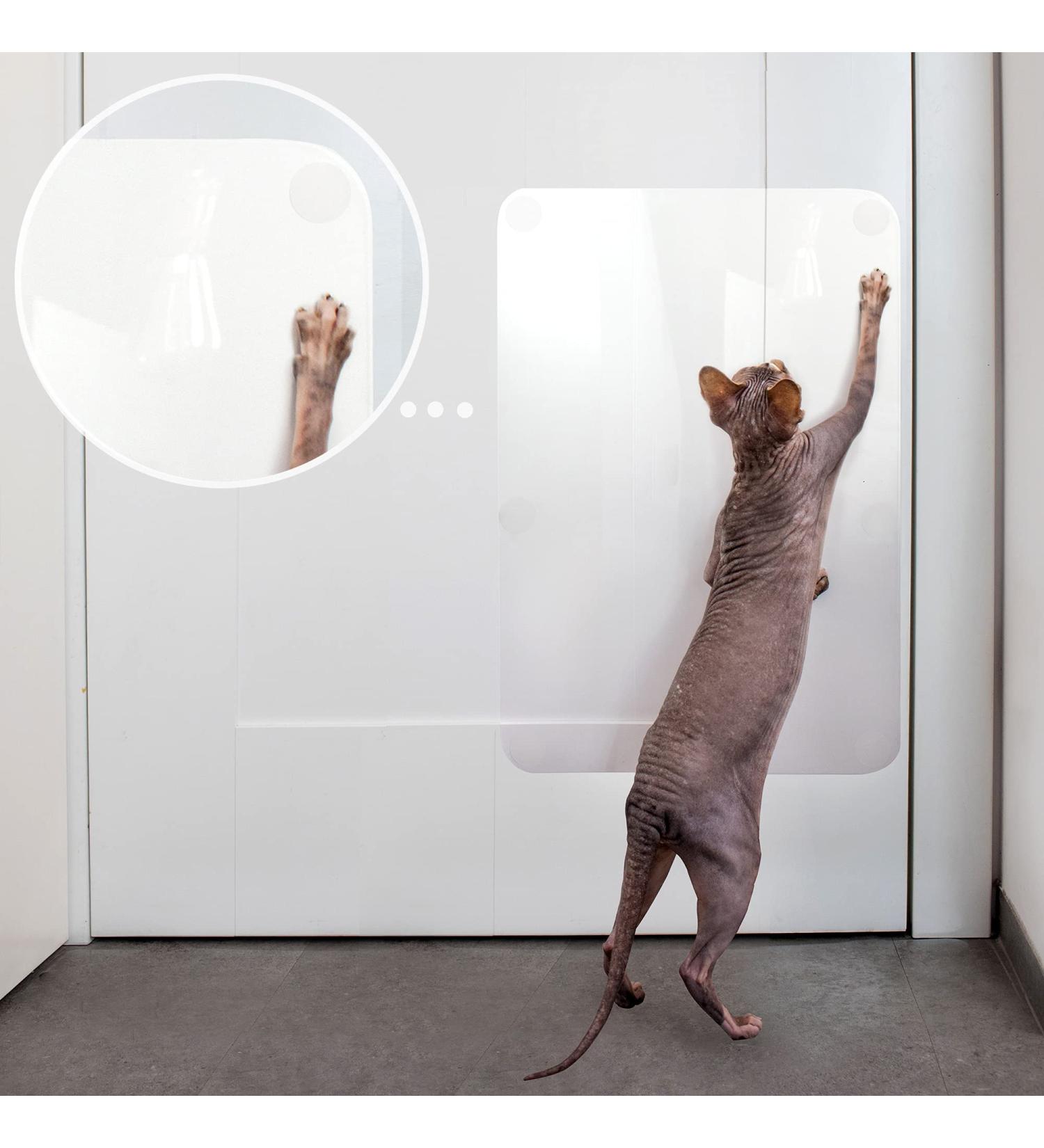 PROTECTO 18x12 Door Protector - Premium Cat Scratch Pad for Furniture & Door Frame Protection - Durable Clear Cover for Interior & Exterior Use - Buy Online on GoSupps.com