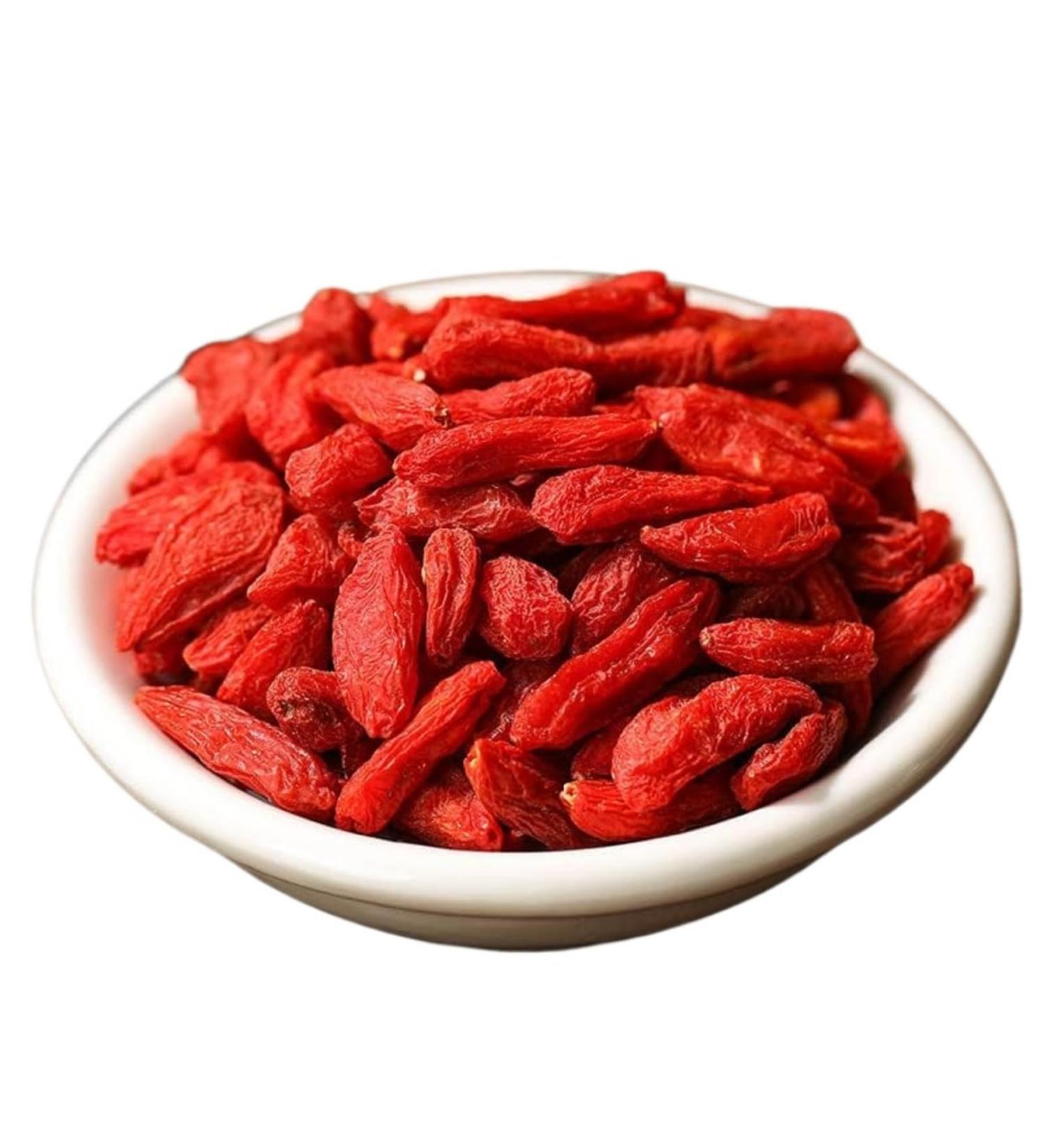 HQZM Natural Herbal Tea Goji Berries 300g Chinese Red Wolfberries 1058oz with Black Goji Gui Yuan Red Date Tea - Buy Online on GoSupps.com