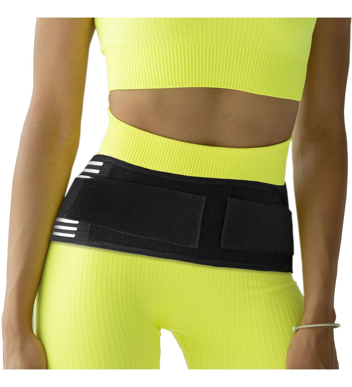 Buy Sacroiliac Hip Belt for Men & Women - SI Joint Pain Relief Stabilizes Lower Back & Sciatic Nerve - Size Regular (25-42) - Black - Buy Online on GoSupps.com