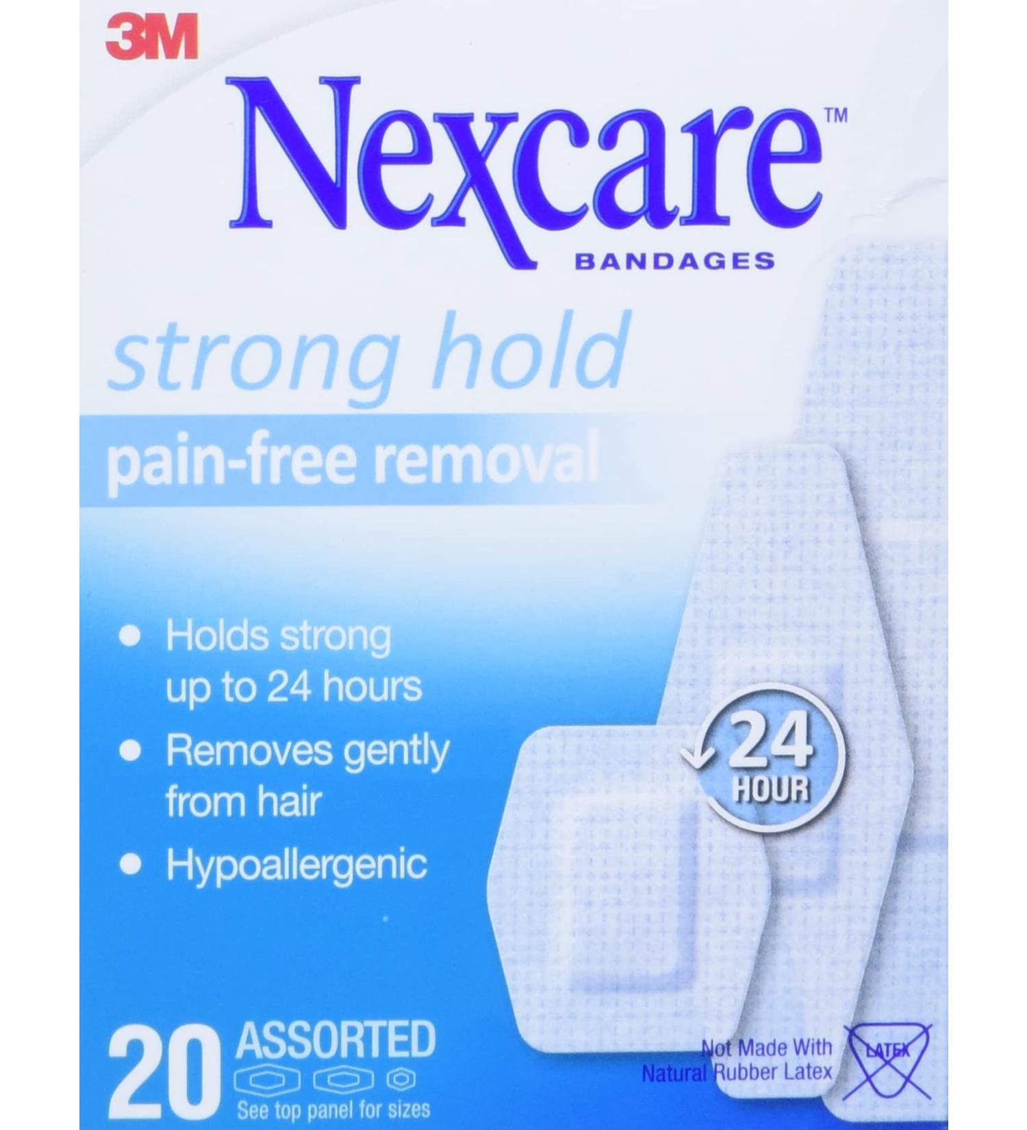 Nexcare Sens Skin Bandage 20 Count - Gentle and Hypoallergenic Protection - Buy Online on GoSupps.com