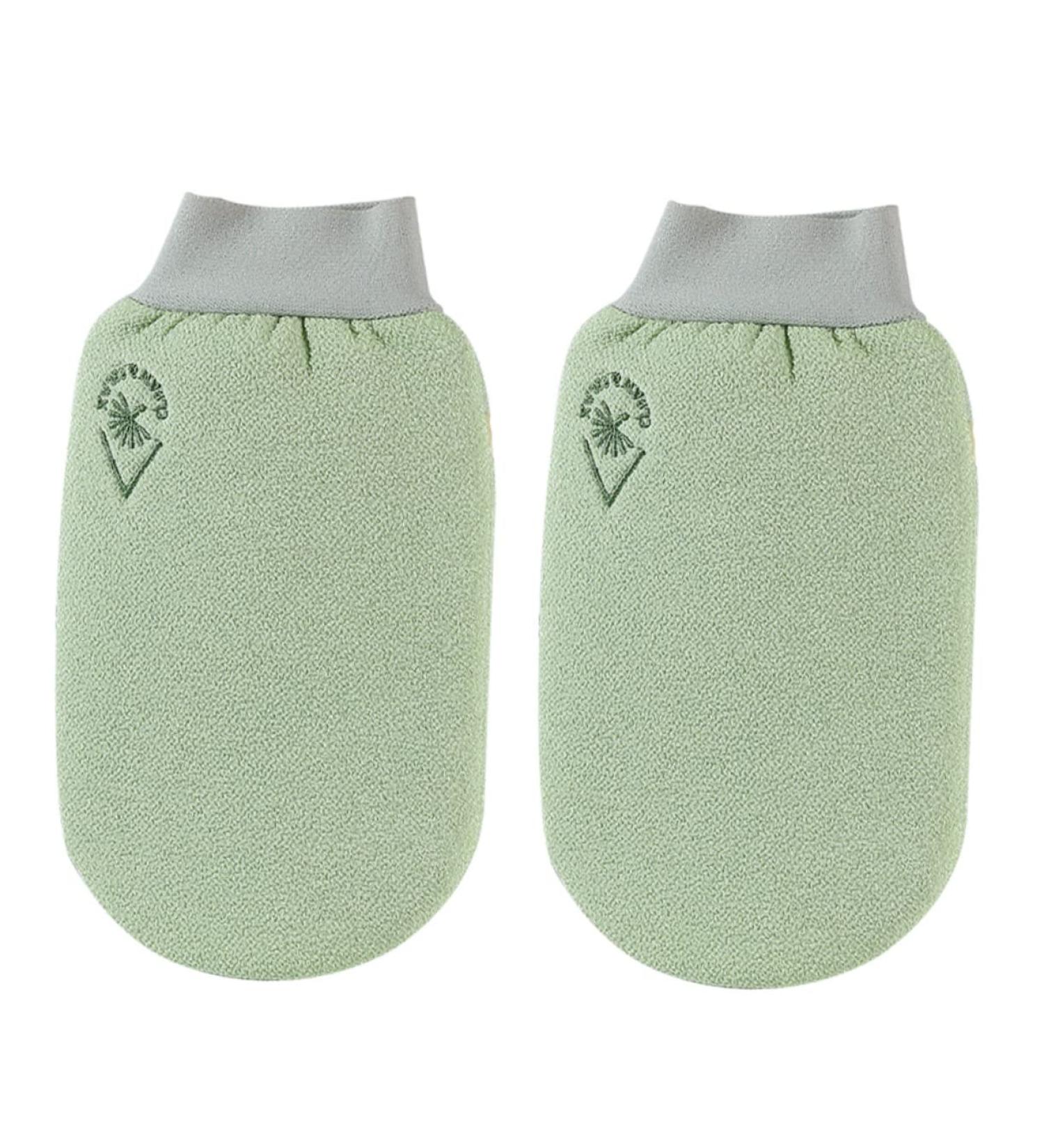 Kids Double Sided Bath Gloves - Body Exfoliating & Cleaning Mittens for Men | Healeved 2pcs - Buy Online on GoSupps.com