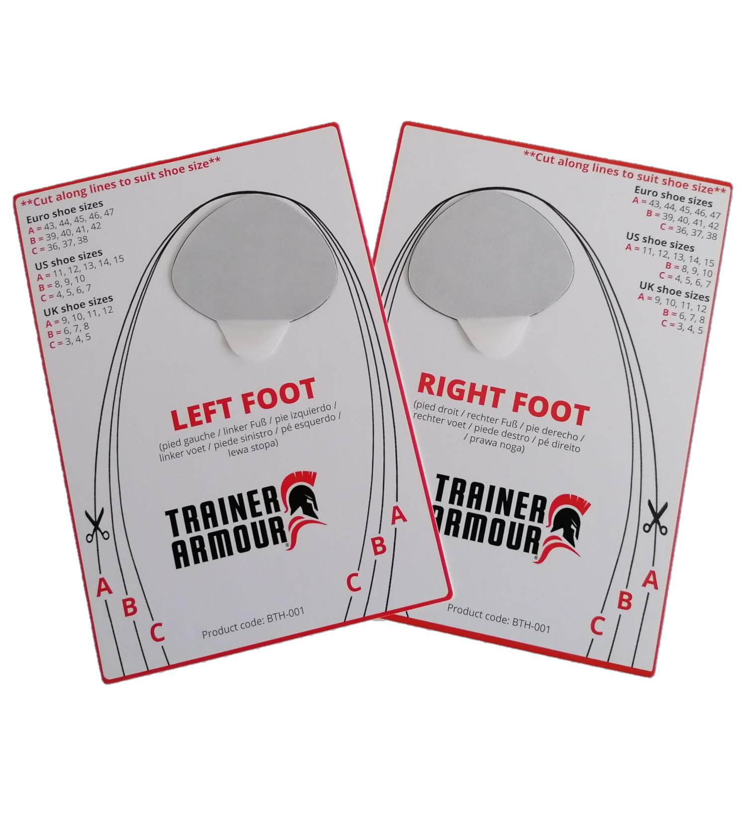 Big Toe Hole Preventer for Running Shoes | Self-Adhesive White Patches for Footwear Repair - Buy Online on GoSupps.com