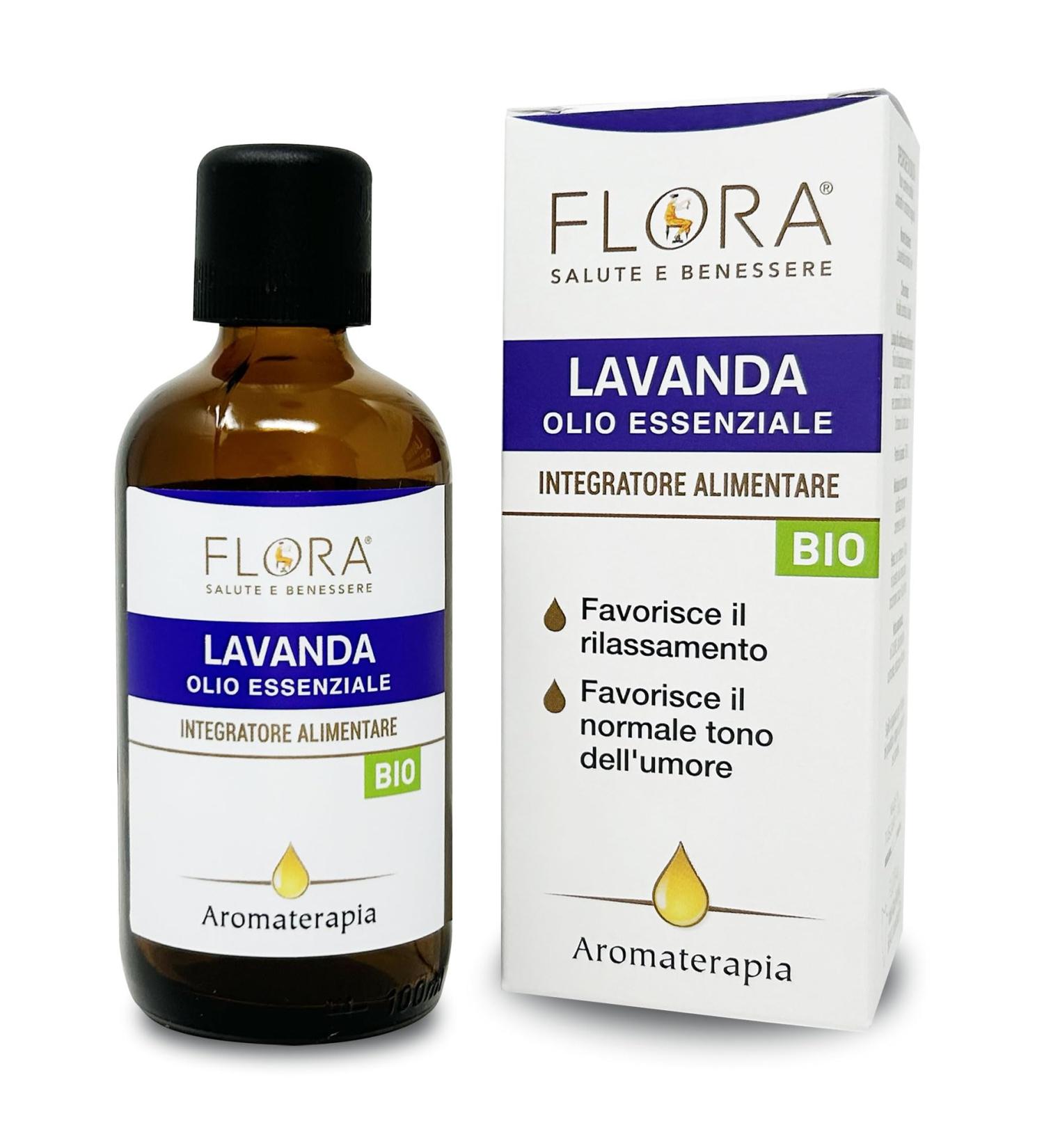 Flora 100% Pure Lavender Essential Oil - 100ml Dietary Supplement for Relaxation Stress Relief Sleep & Aromatherapy - Buy Online on GoSupps.com