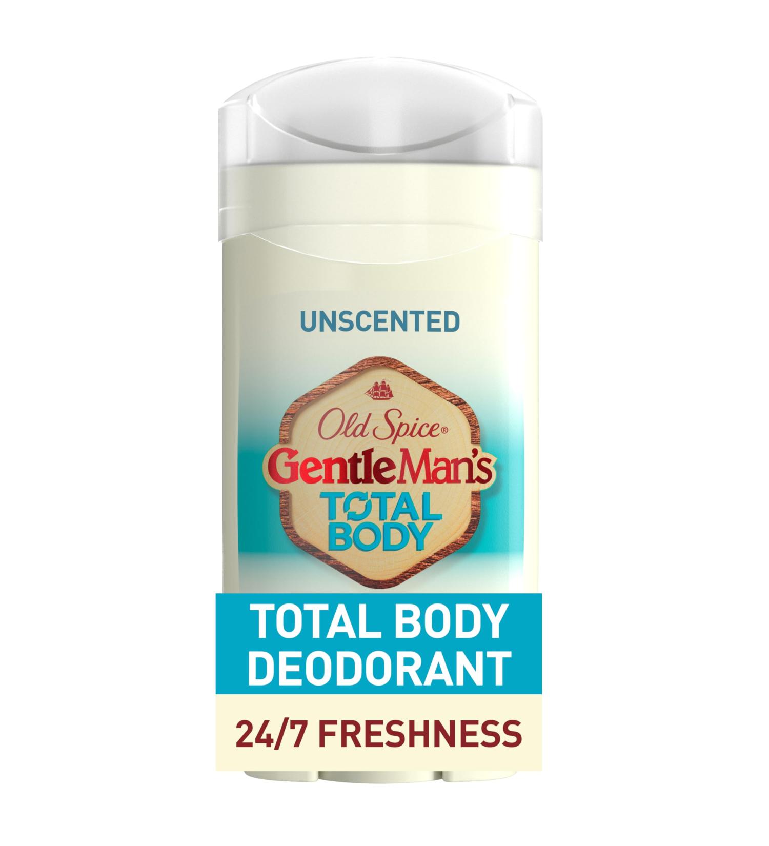 Old Spice Whole Body Deodorant for Men Total Body Deodorant Unscented Aluminum Free Deodorant Stick for 24/7 Freshness // Dermatologist Tested Whole Body Deodorant 3.0 oz - Buy Online on GoSupps.com