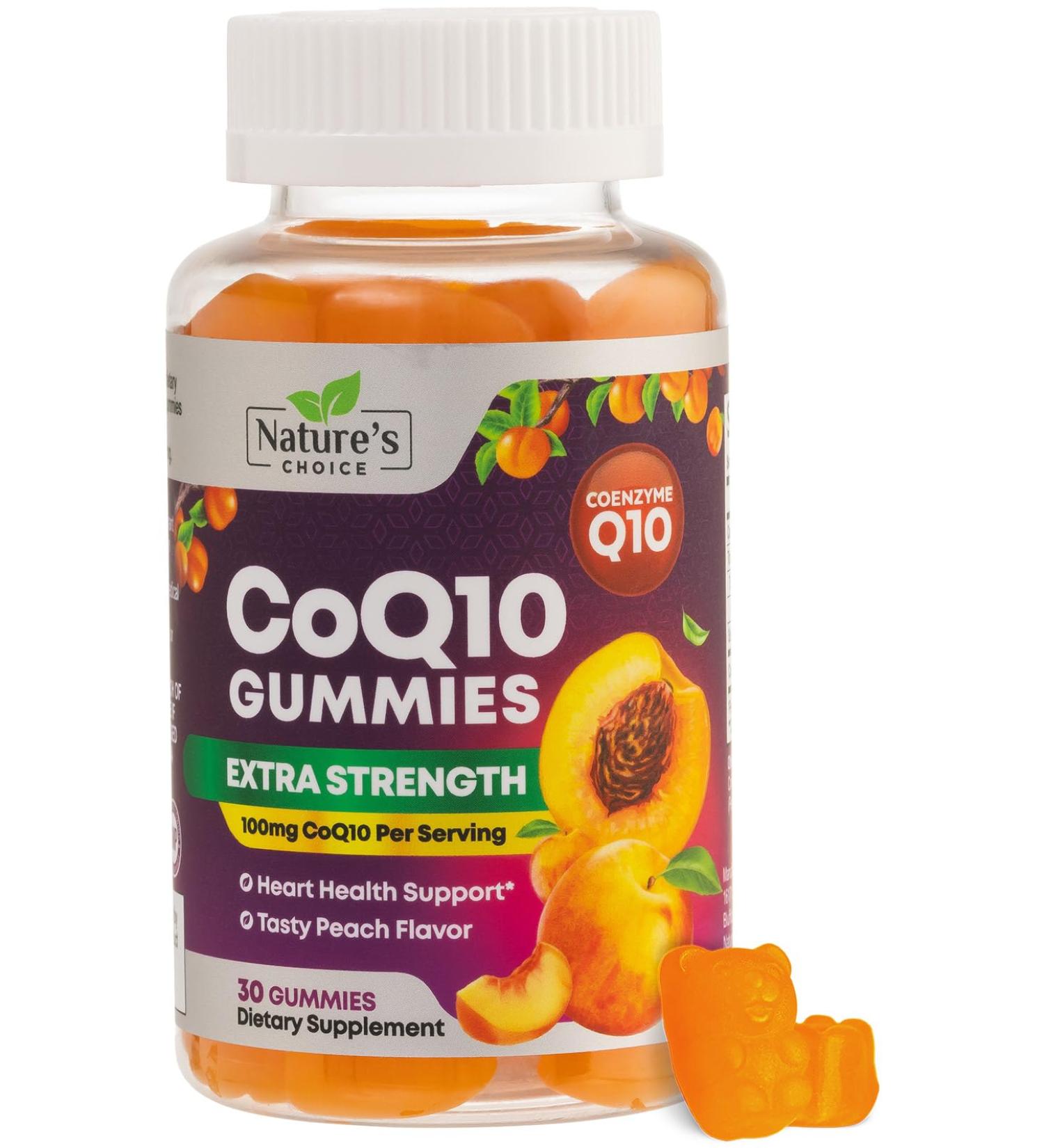 CoQ10 Gummies for Adults 100mg - 3X Strength High Absorption Antioxidant Supplement for Heart Health Support & Energy Production Ultra Coenzyme Q10 Vitamins Coq 10 Supplements - 30 CoQ10 Gummies 30 Count (Pack of 1) - Buy Online on GoSupps.com